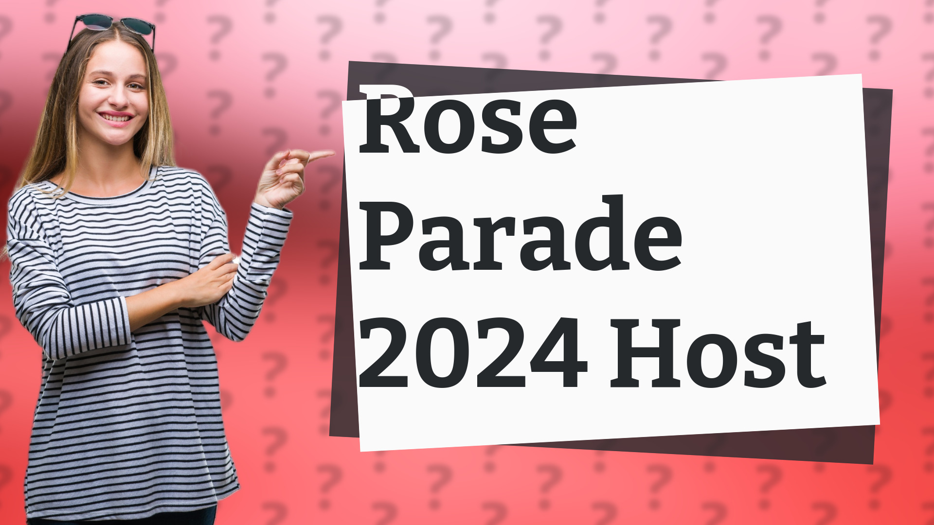 Rose Parade 2024 Host
