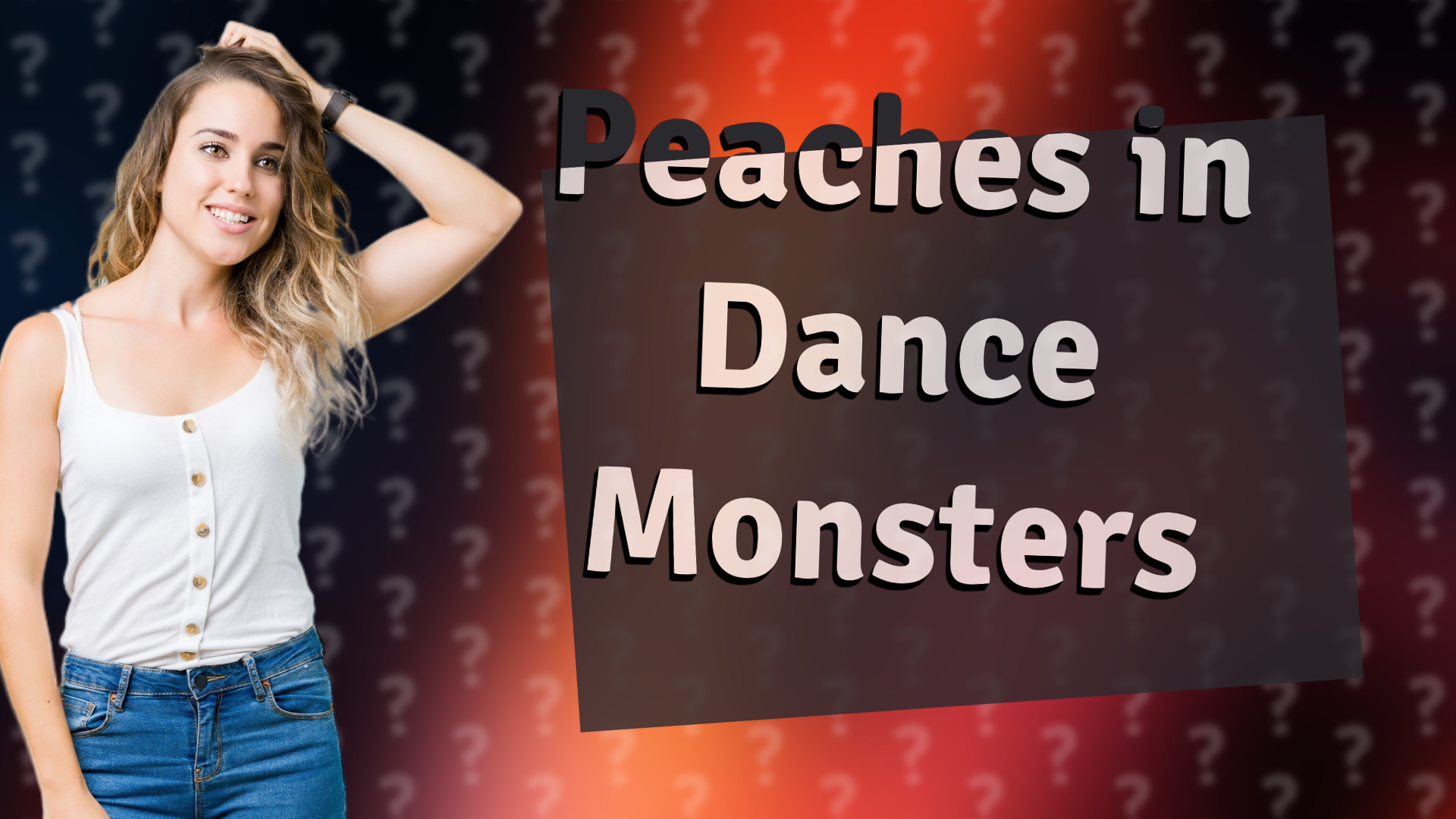 Peaches in Dance Monsters