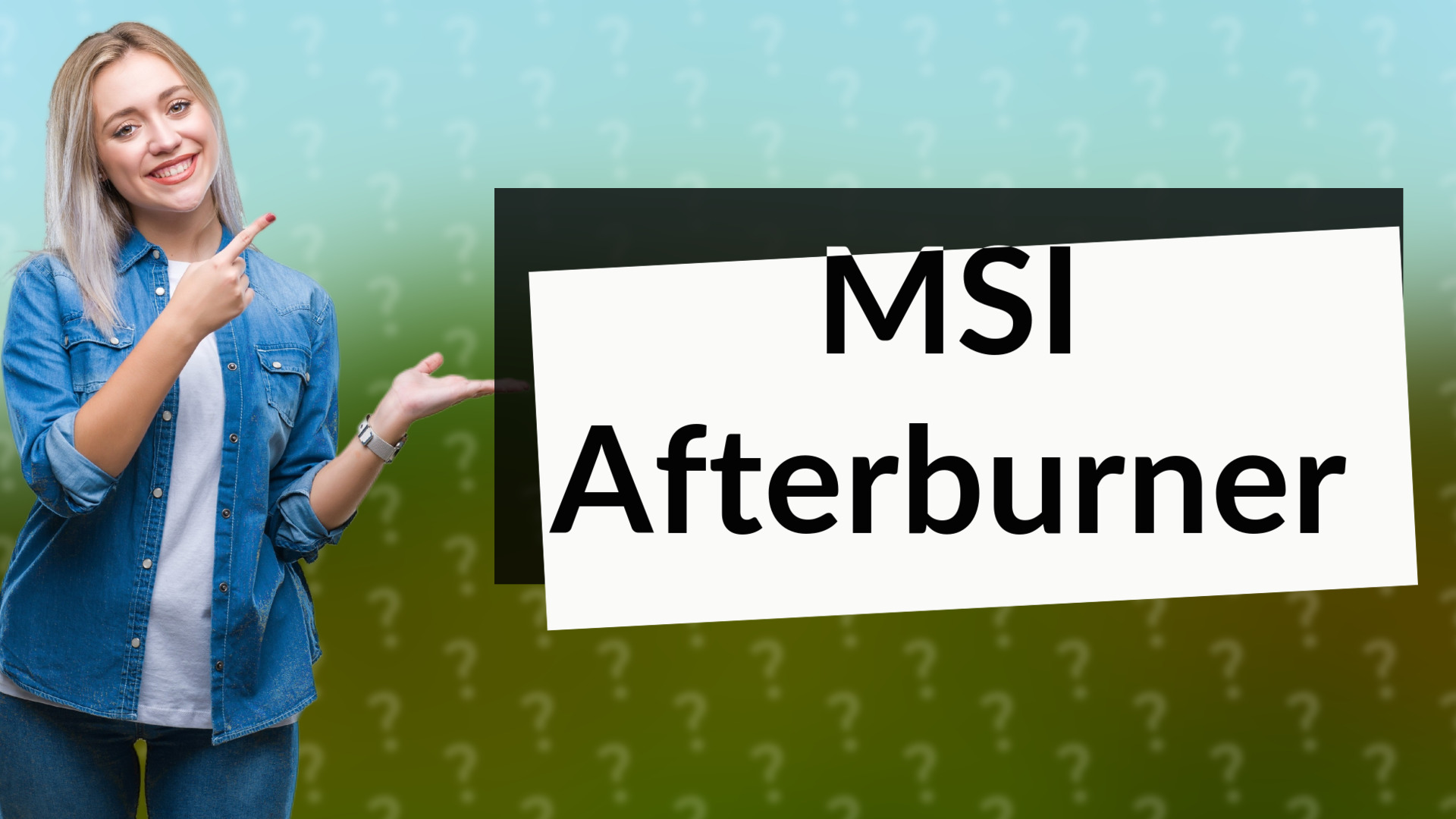 MSI Afterburner