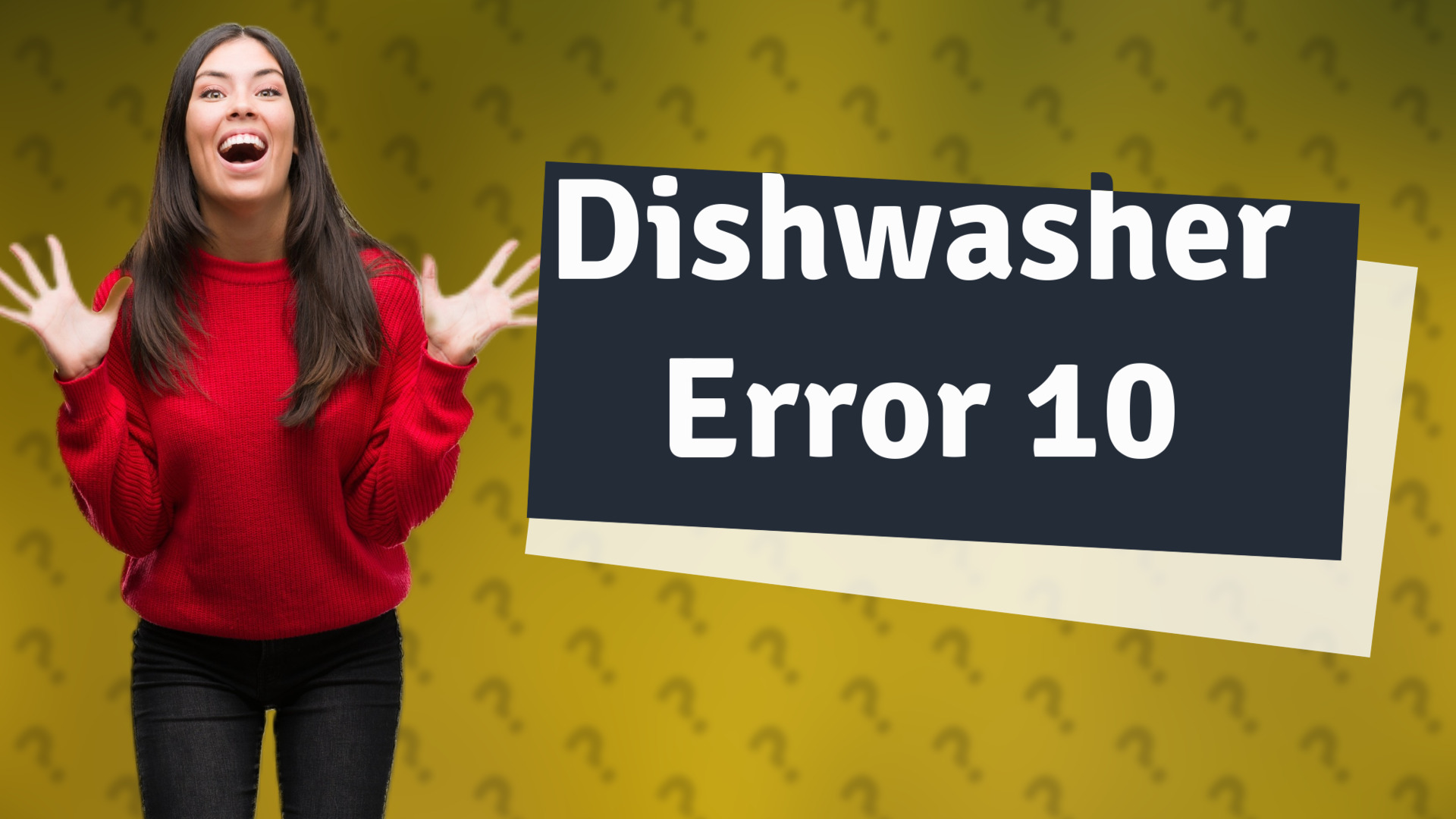 Dishwasher Error 10