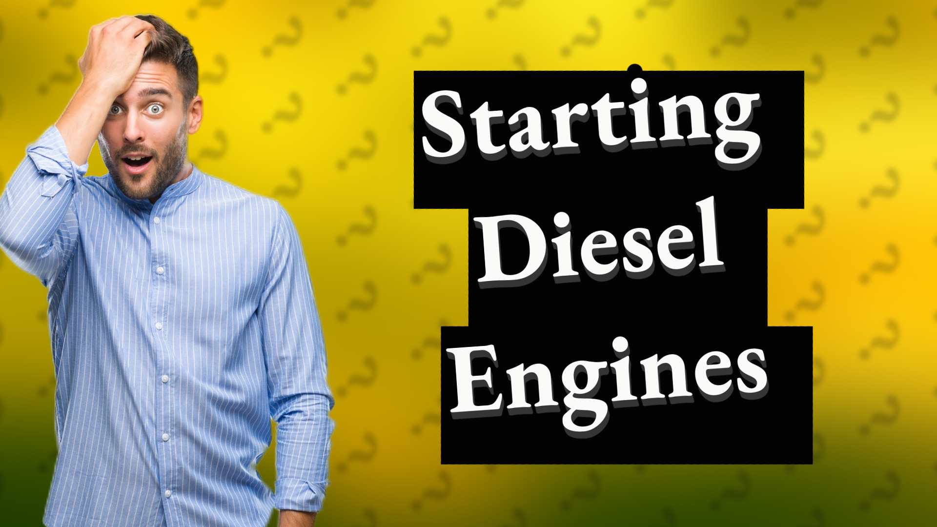 Starting Diesel Engines