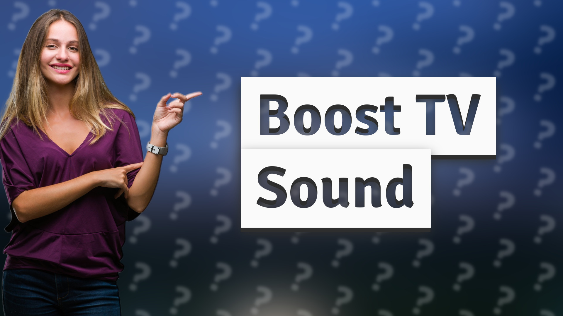 Boost TV Sound