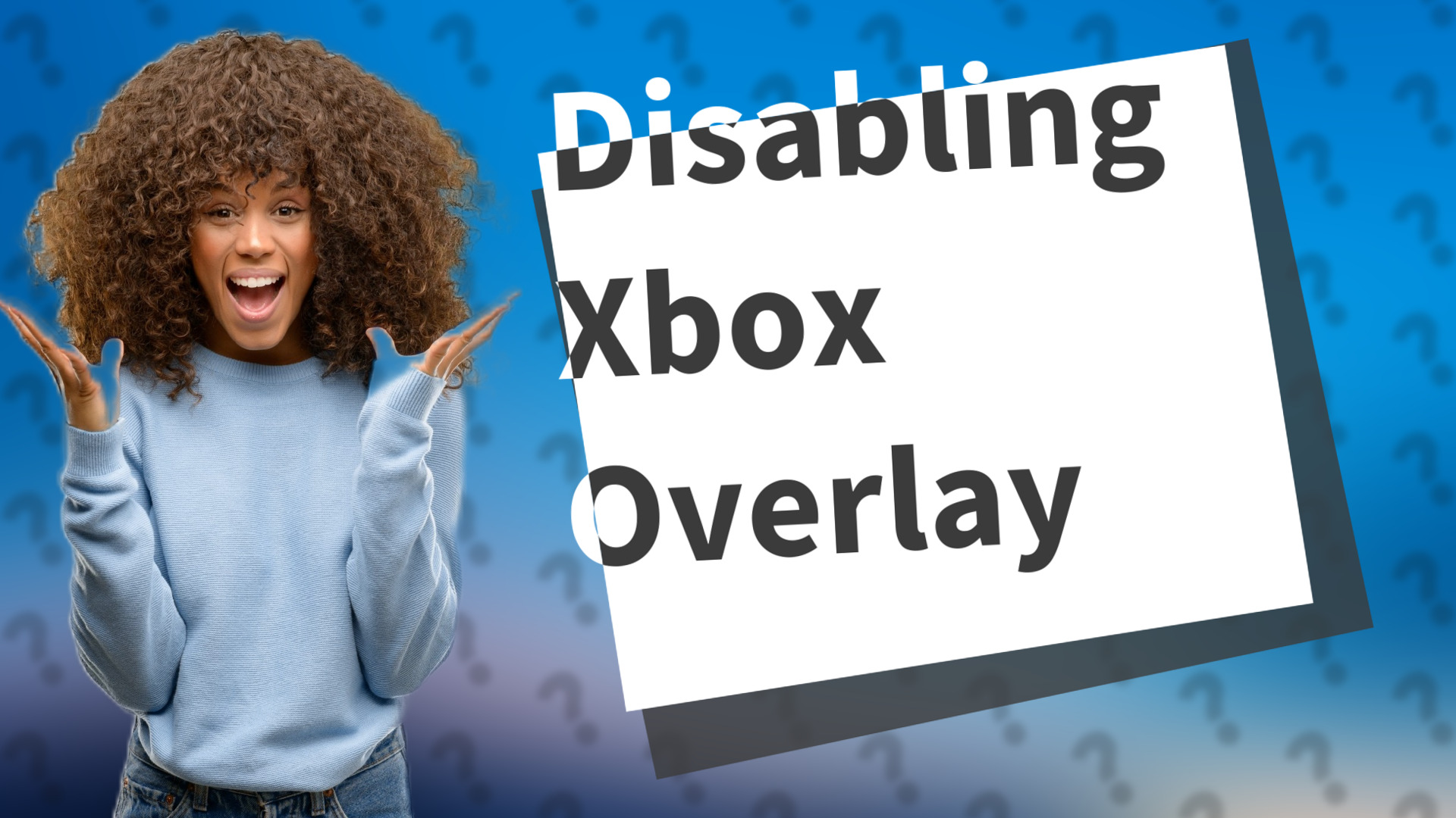 Disabling Xbox Overlay