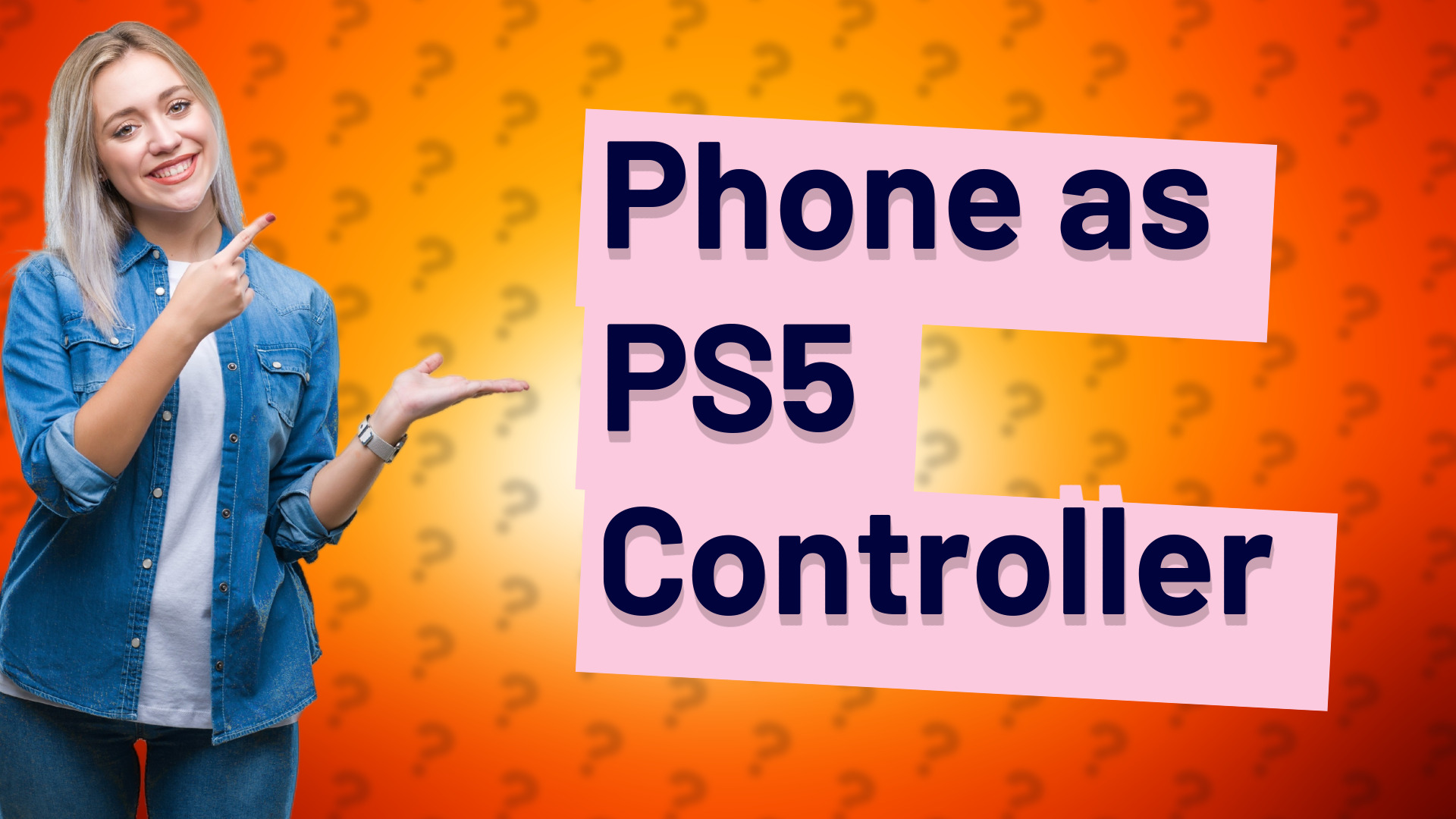 Phone as PS5 Controller