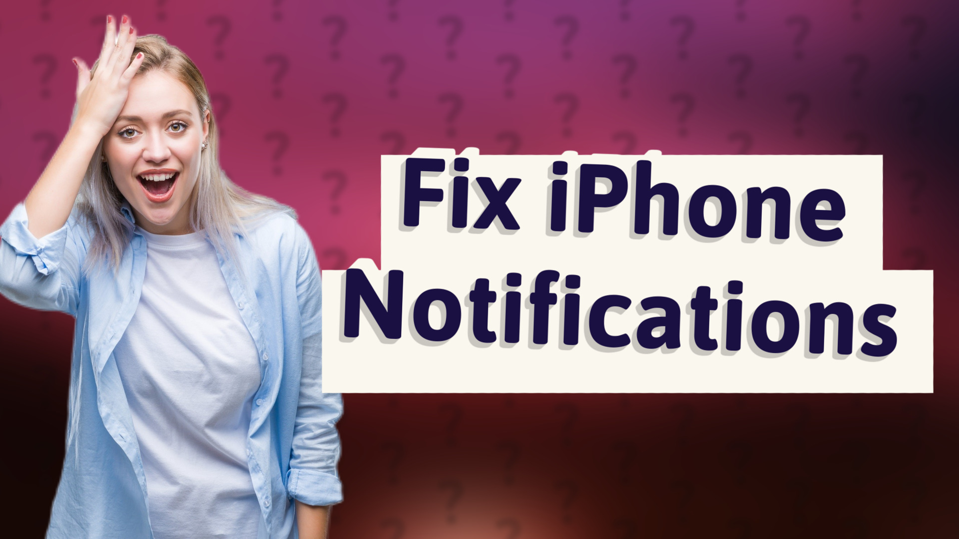 Fix iPhone Notifications