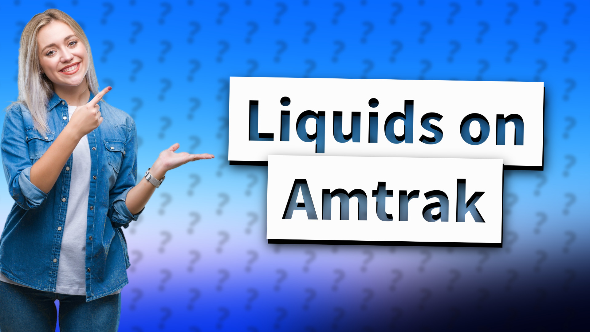 Liquids on Amtrak