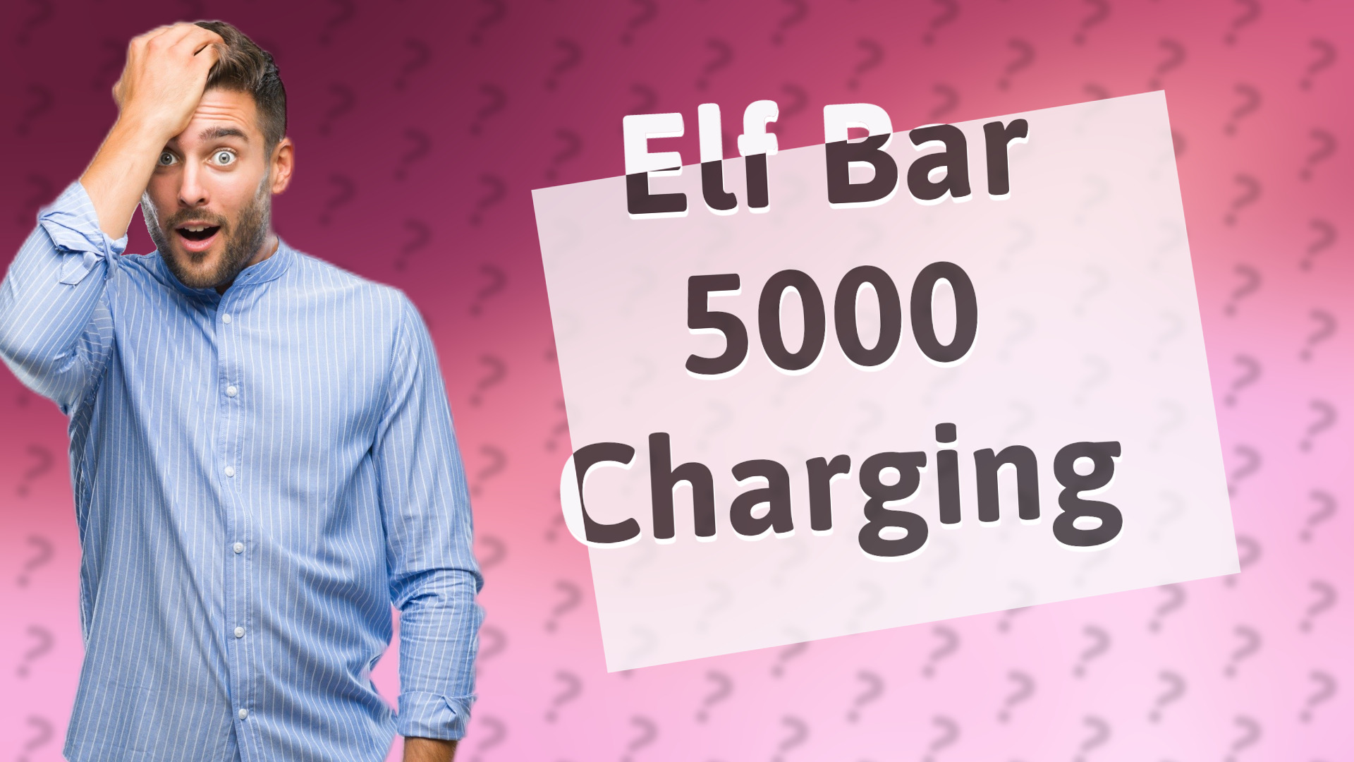 Elf Bar 5000 Charging