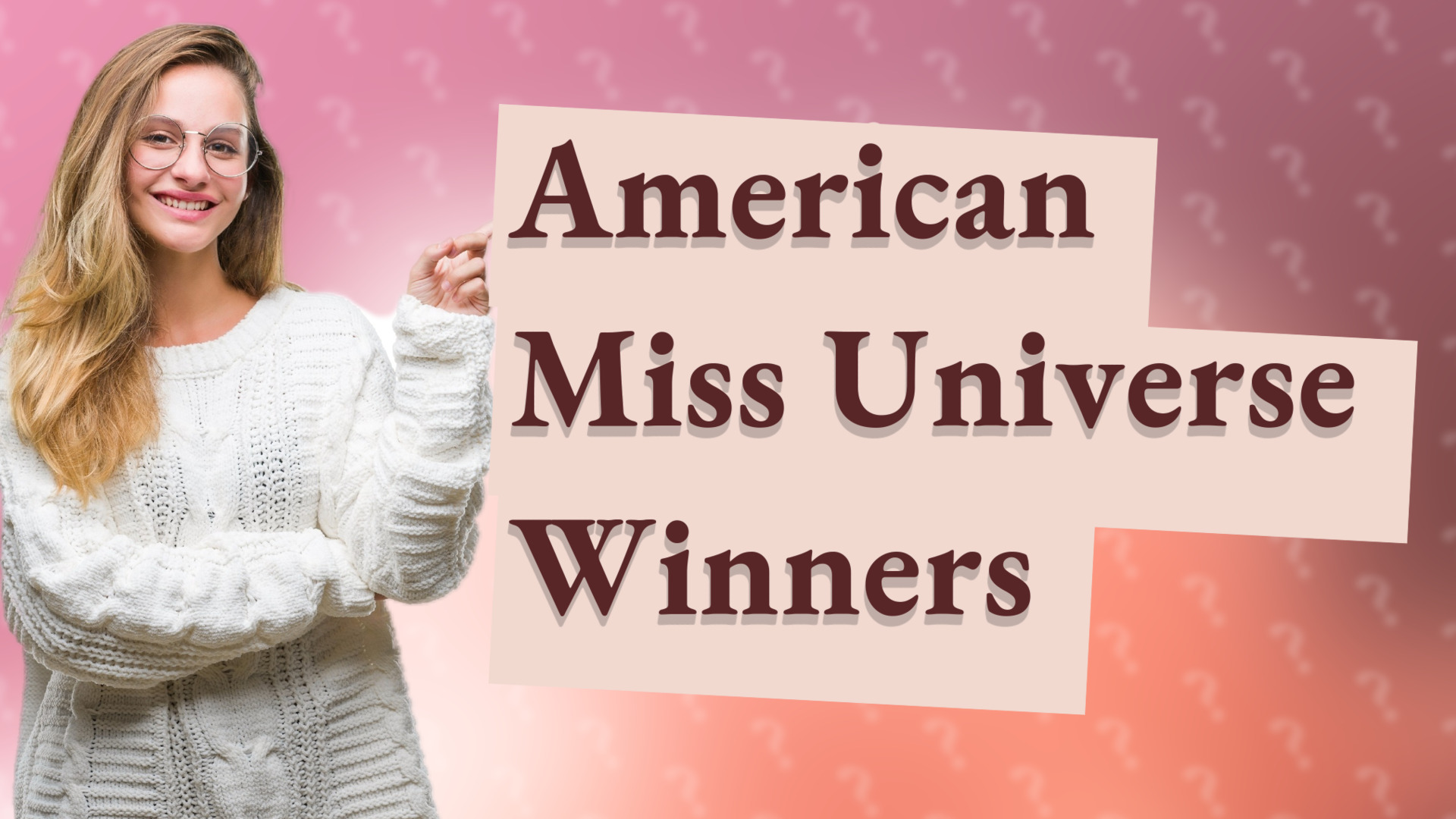 American Miss Universe Winners