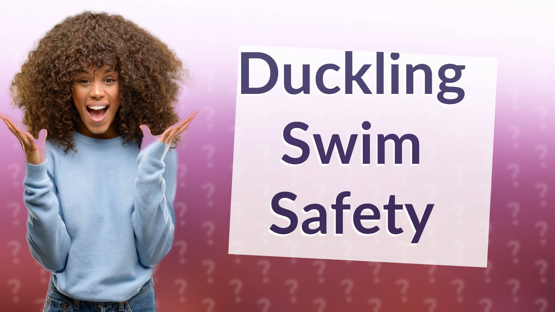 Duckling Swim Safety