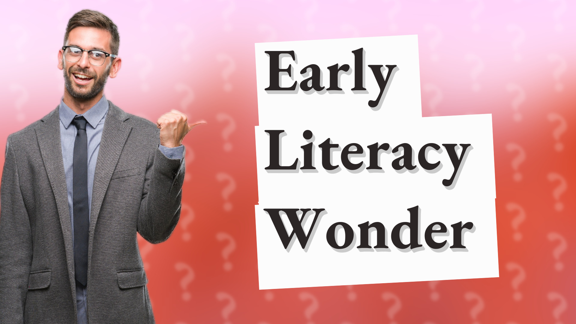 Early Literacy Wonder