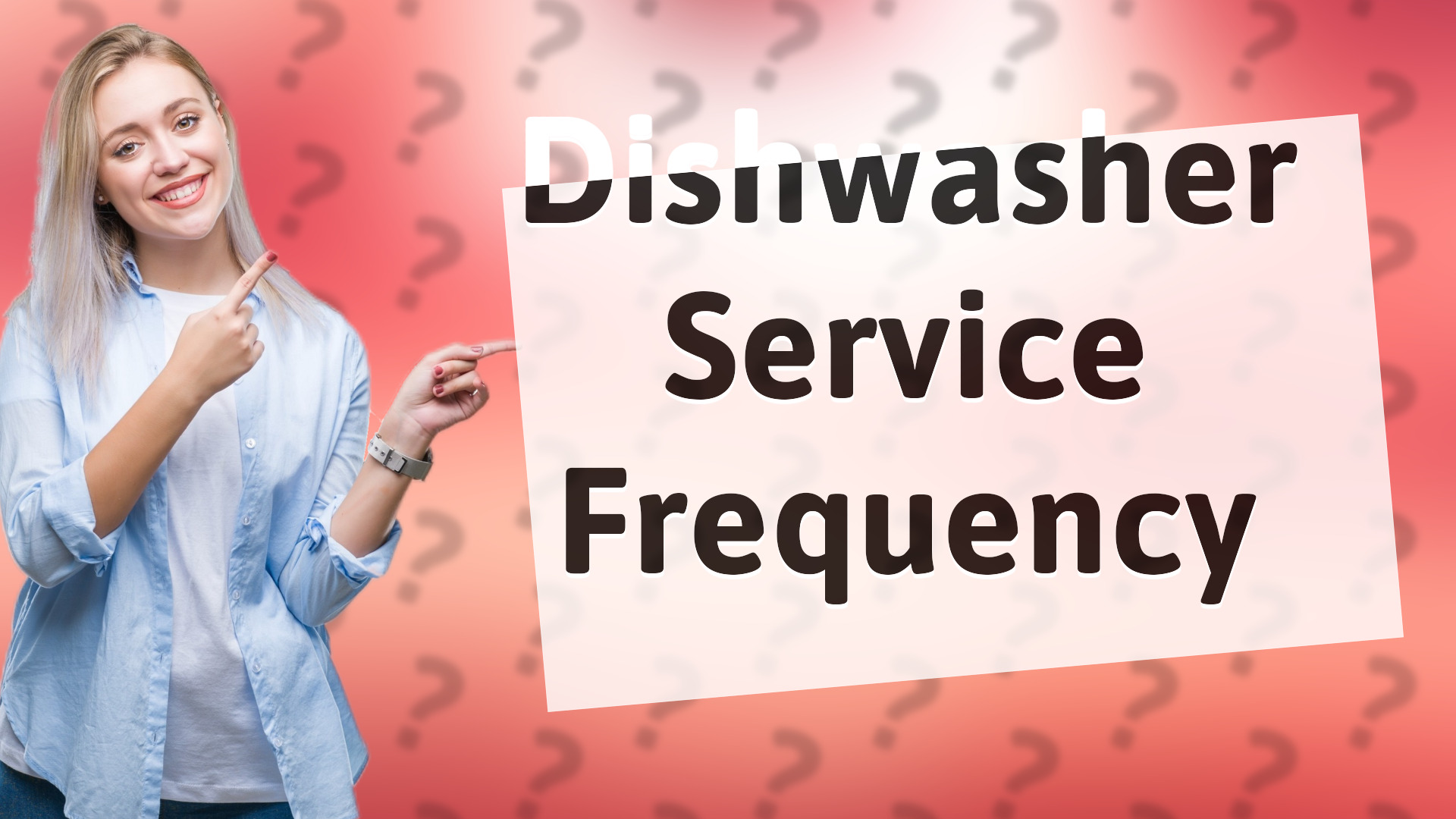 Dishwasher Service Frequency