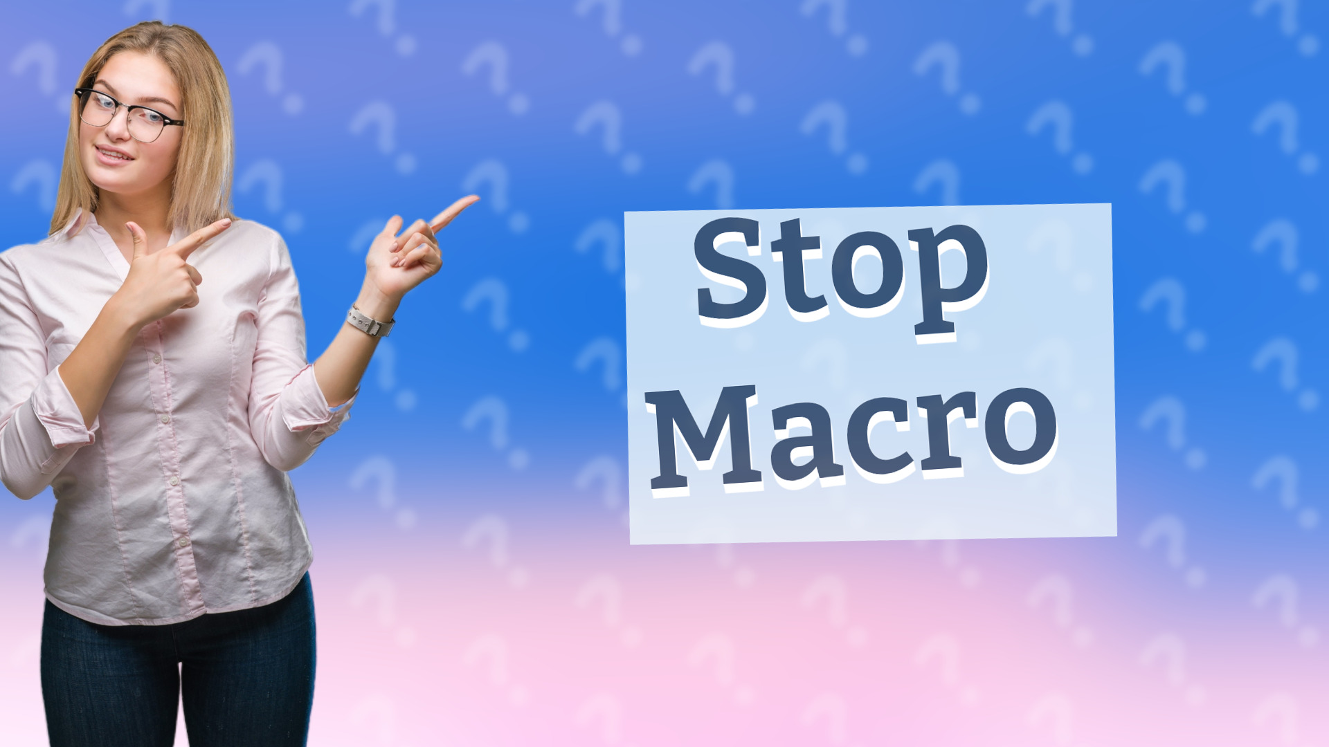 Stop Macro