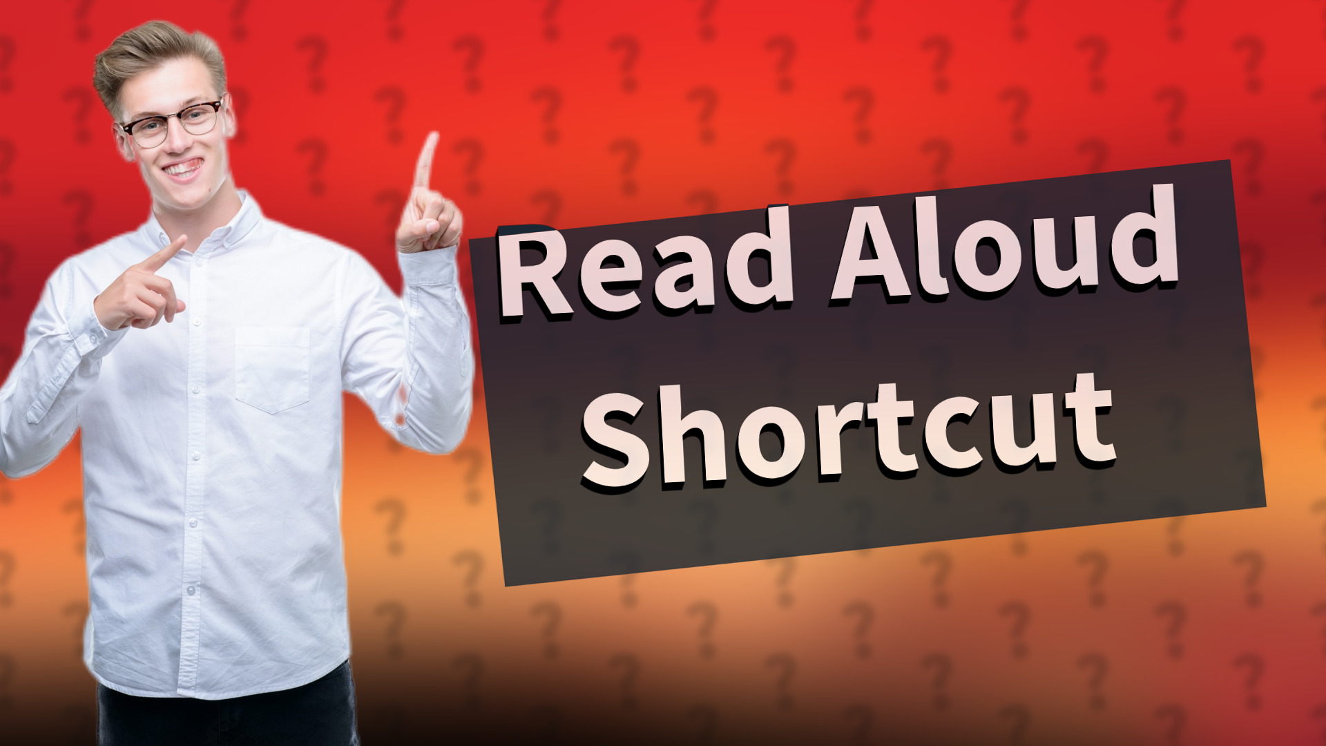 Read Aloud Shortcut