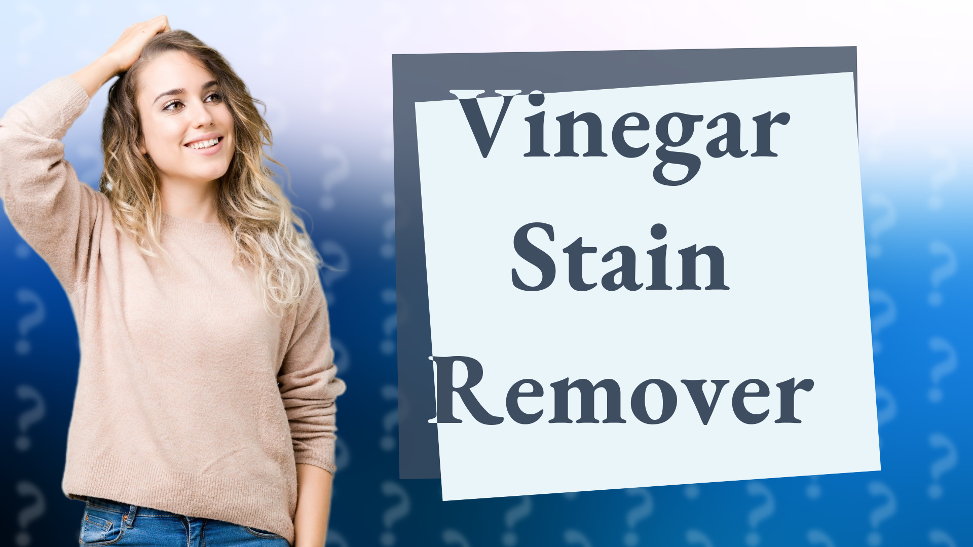 Vinegar Stain Remover