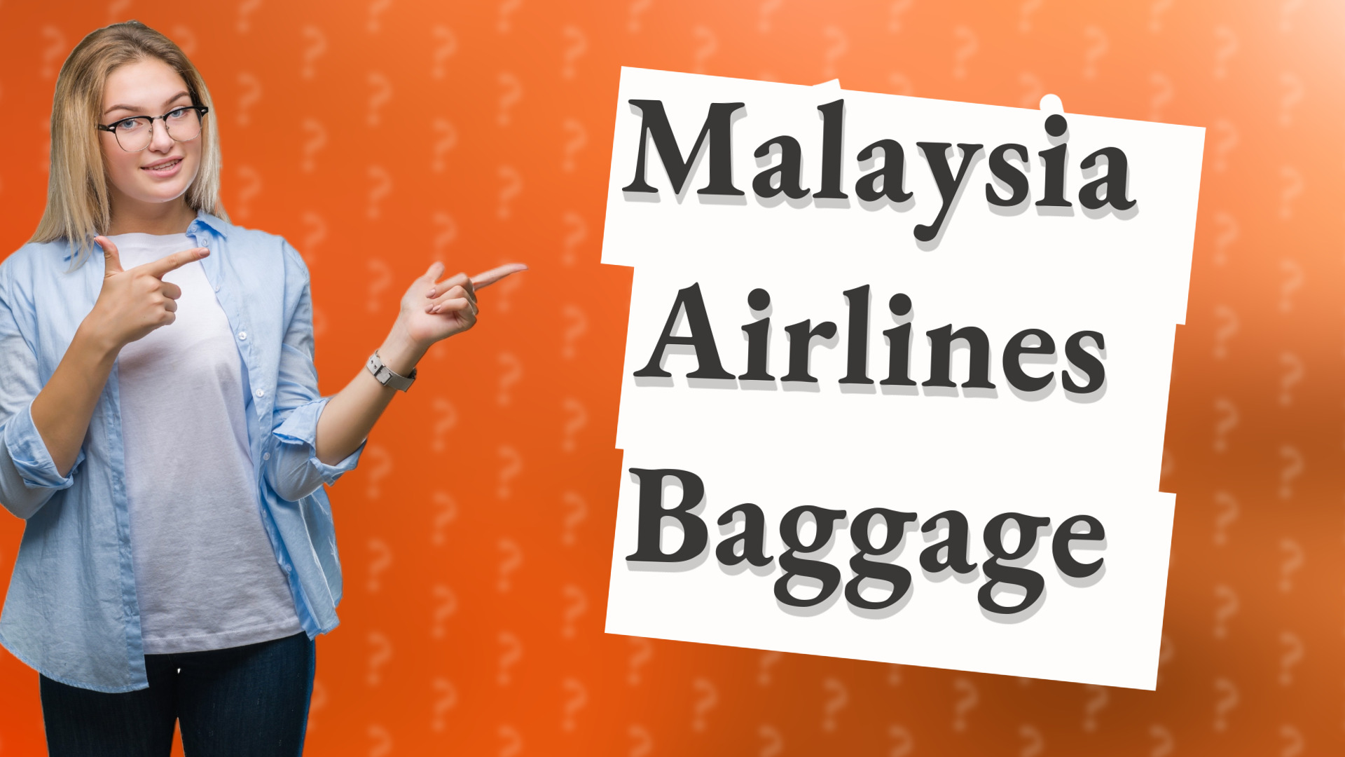 Malaysia Airlines Baggage