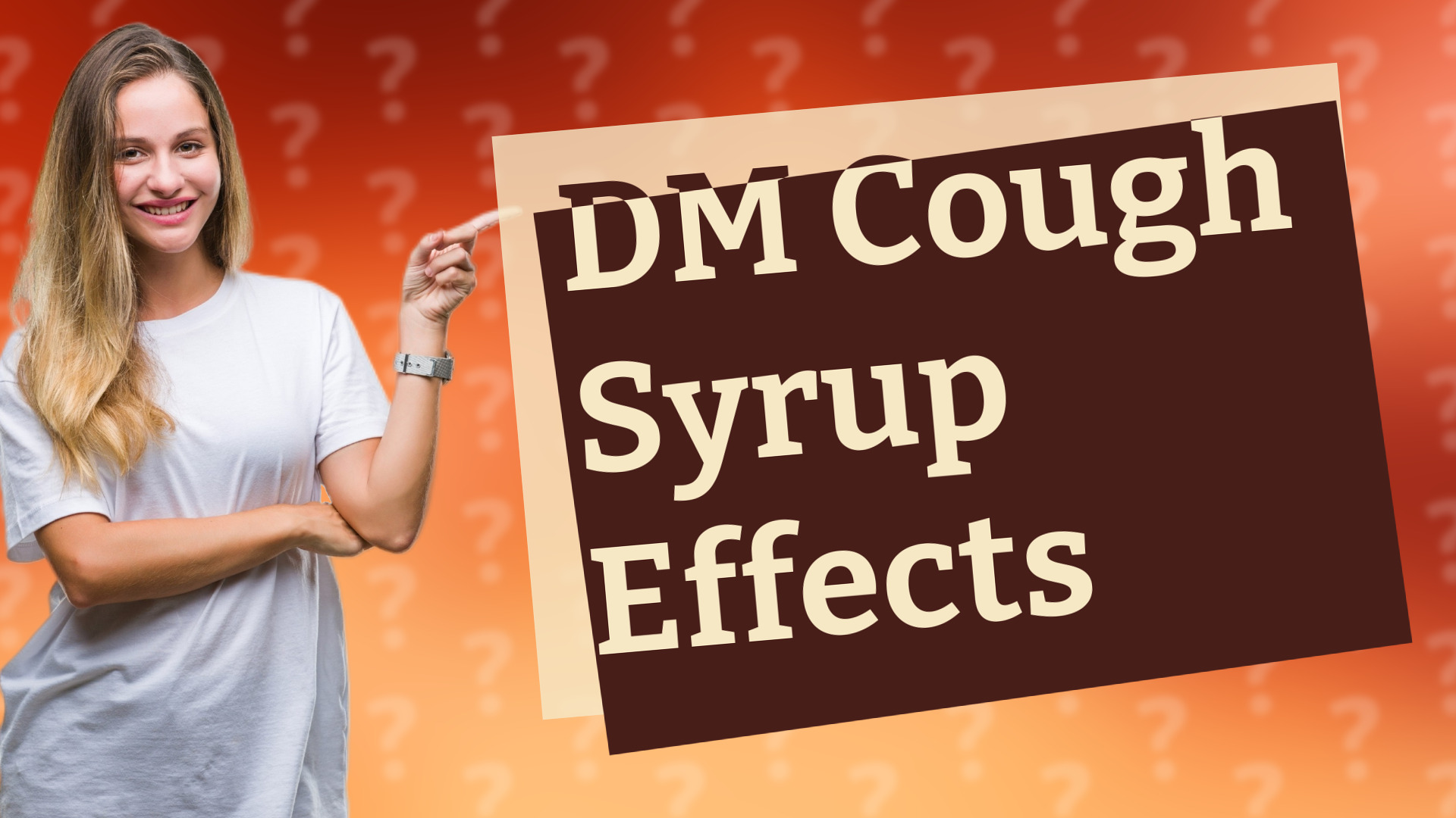 DM Cough Syrup Effects