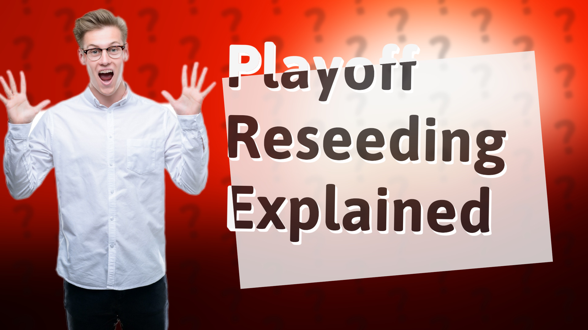 Playoff Reseeding Explained