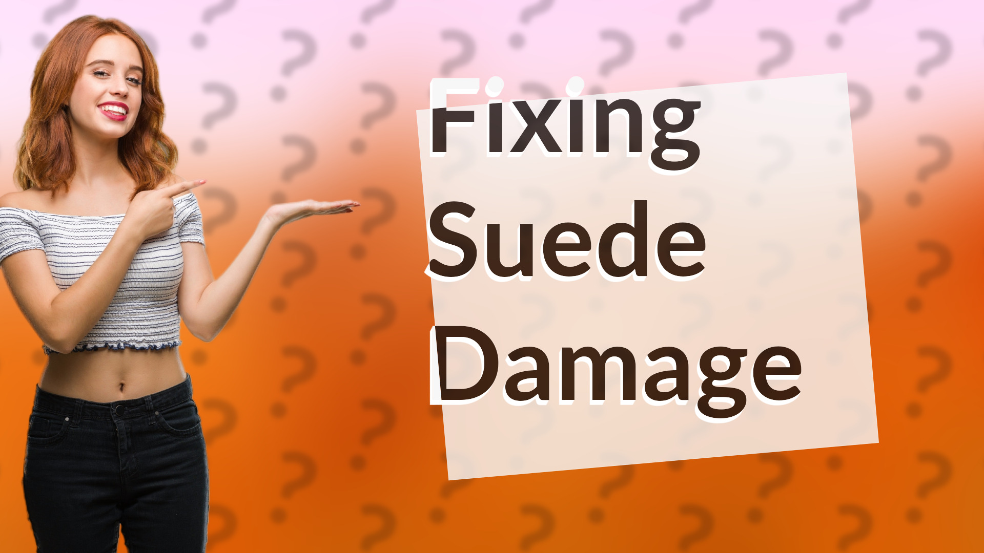 Fixing Suede Damage