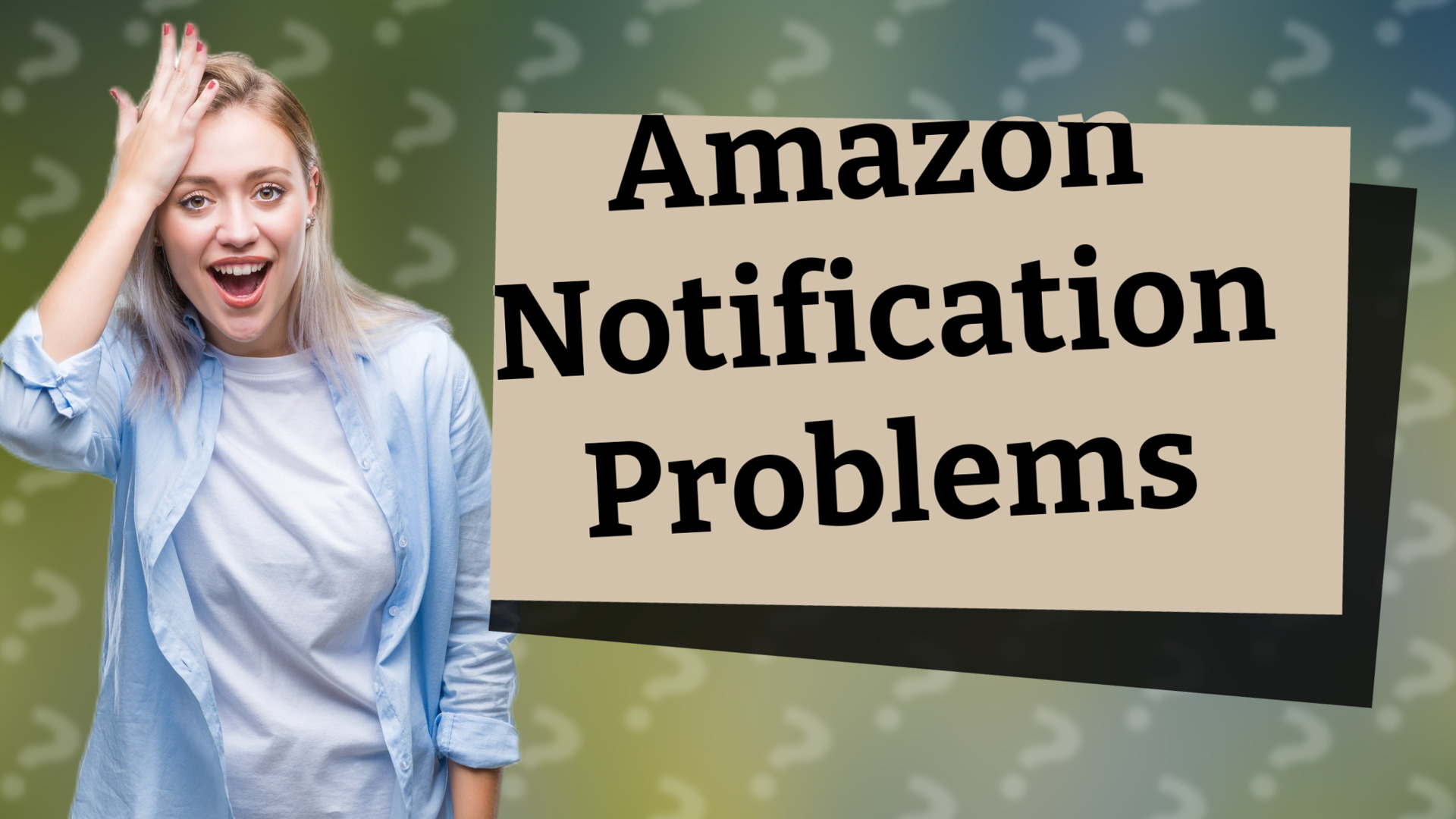 Amazon Notification Problems