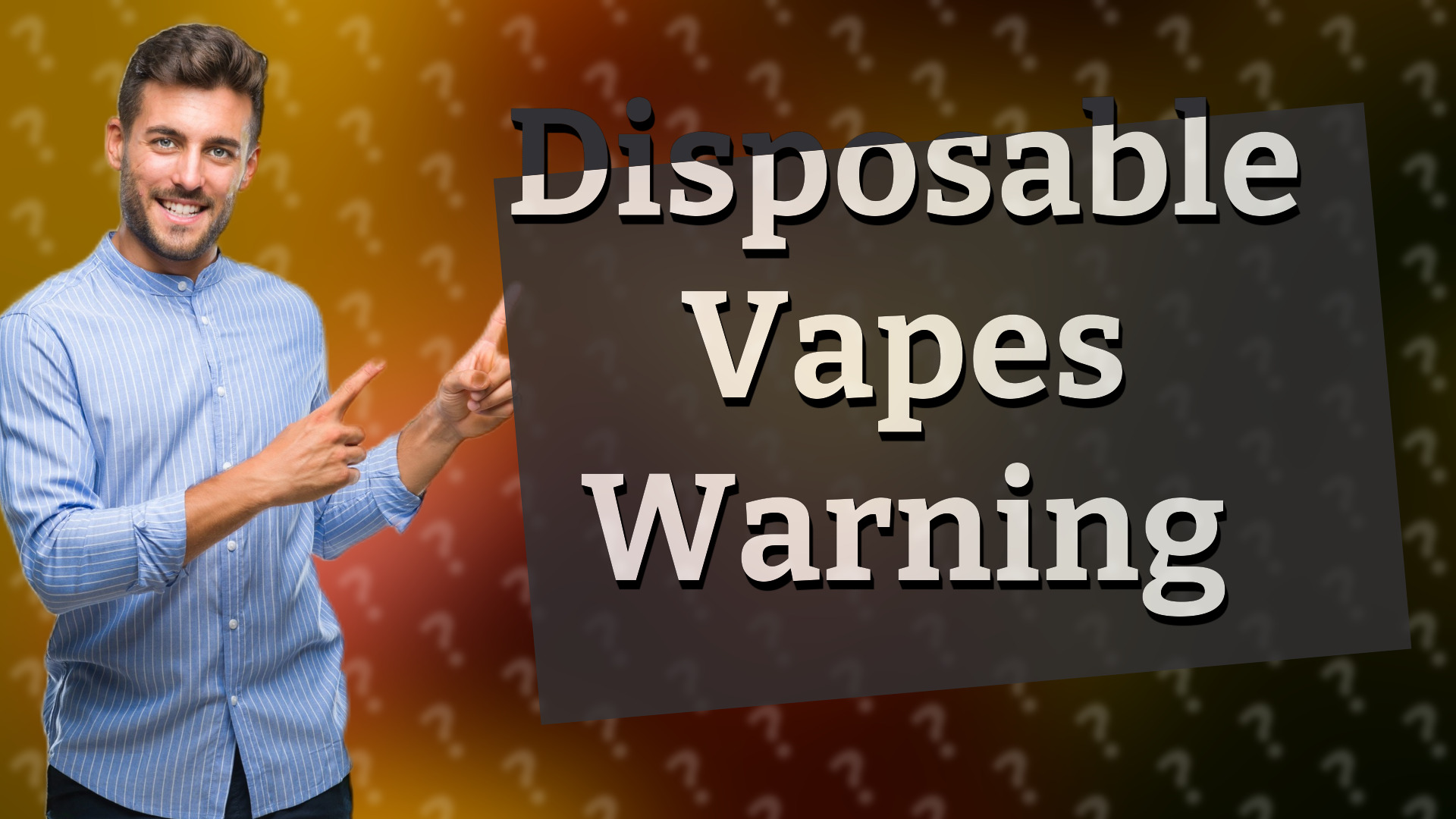 Disposable Vapes Warning