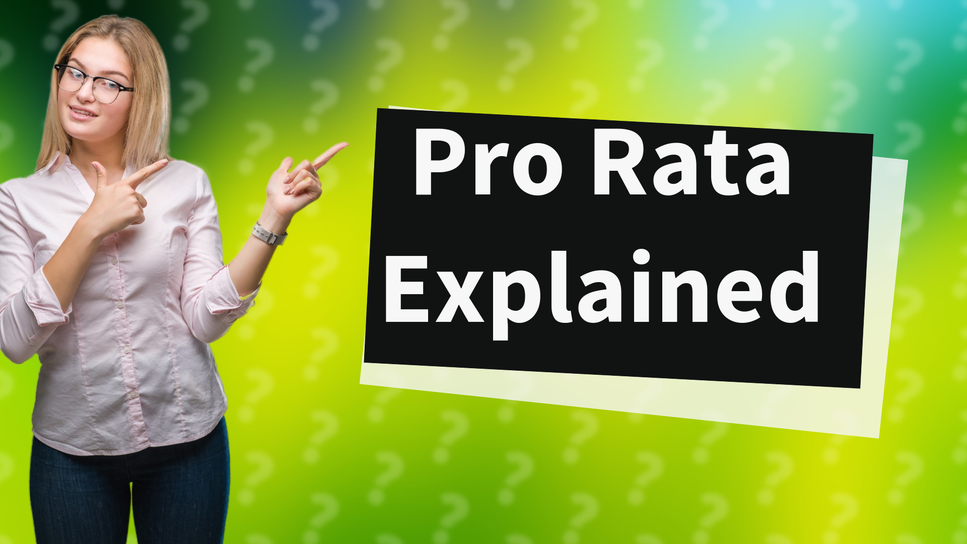 Pro Rata Explained