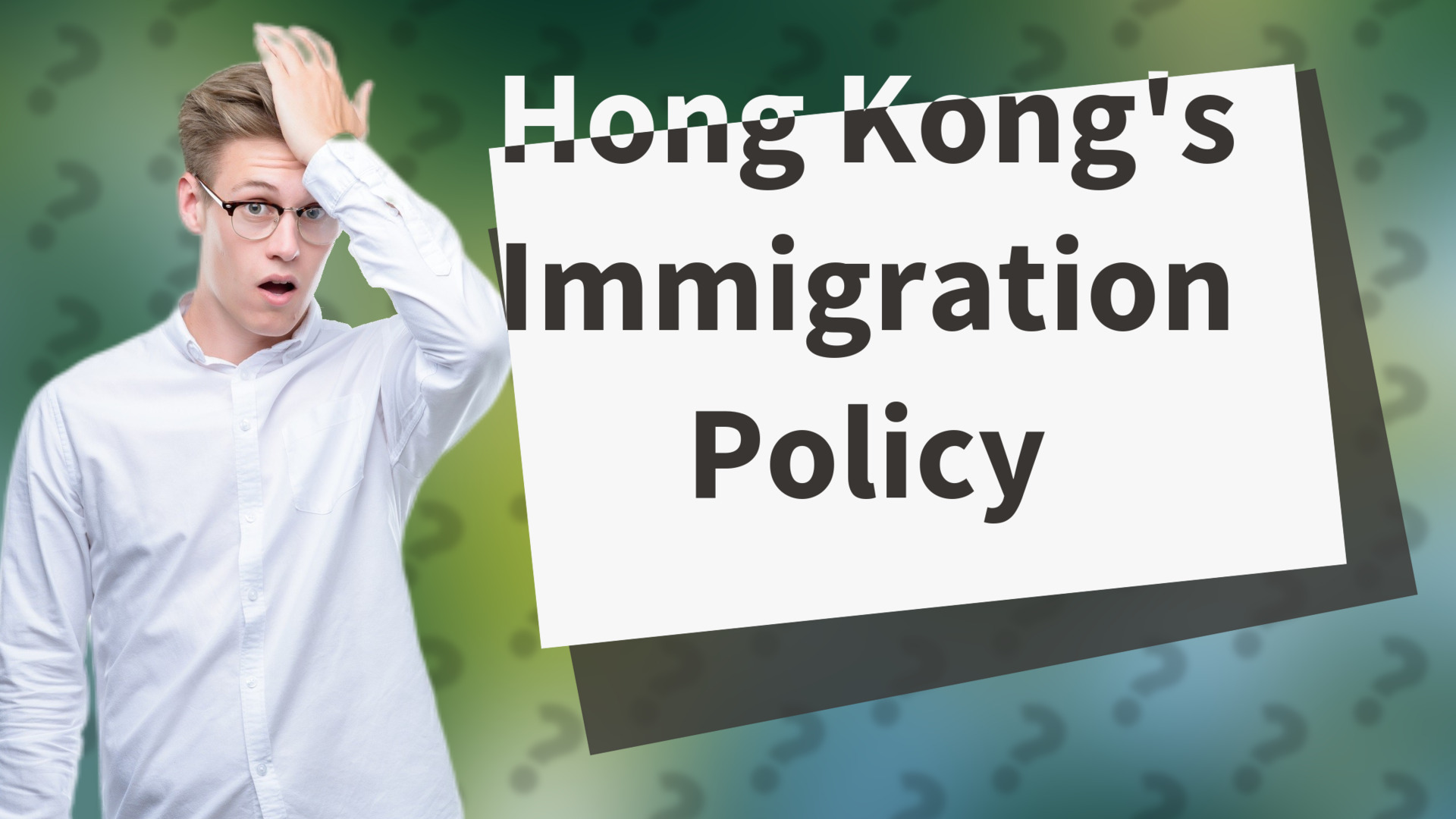 Hong Kong's Immigration Policy