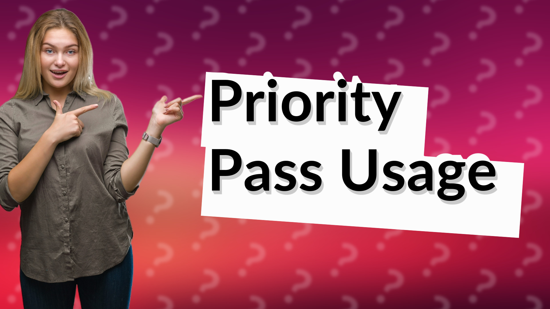 Priority Pass Usage