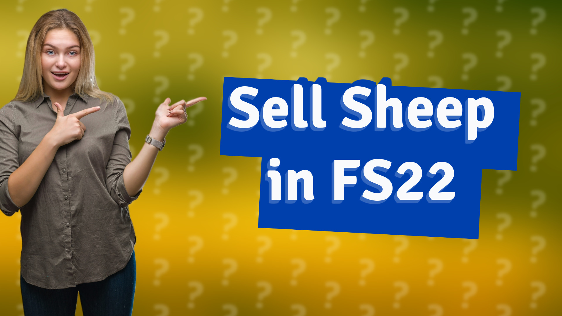Sell Sheep in FS22