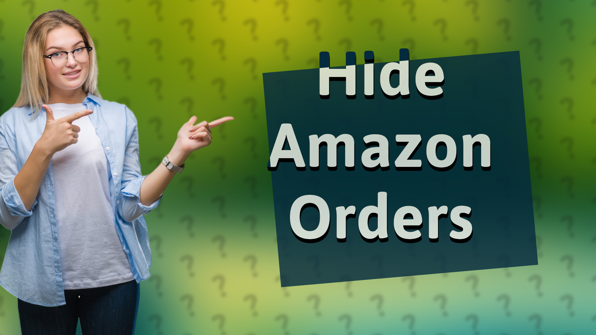 Hide Amazon Orders