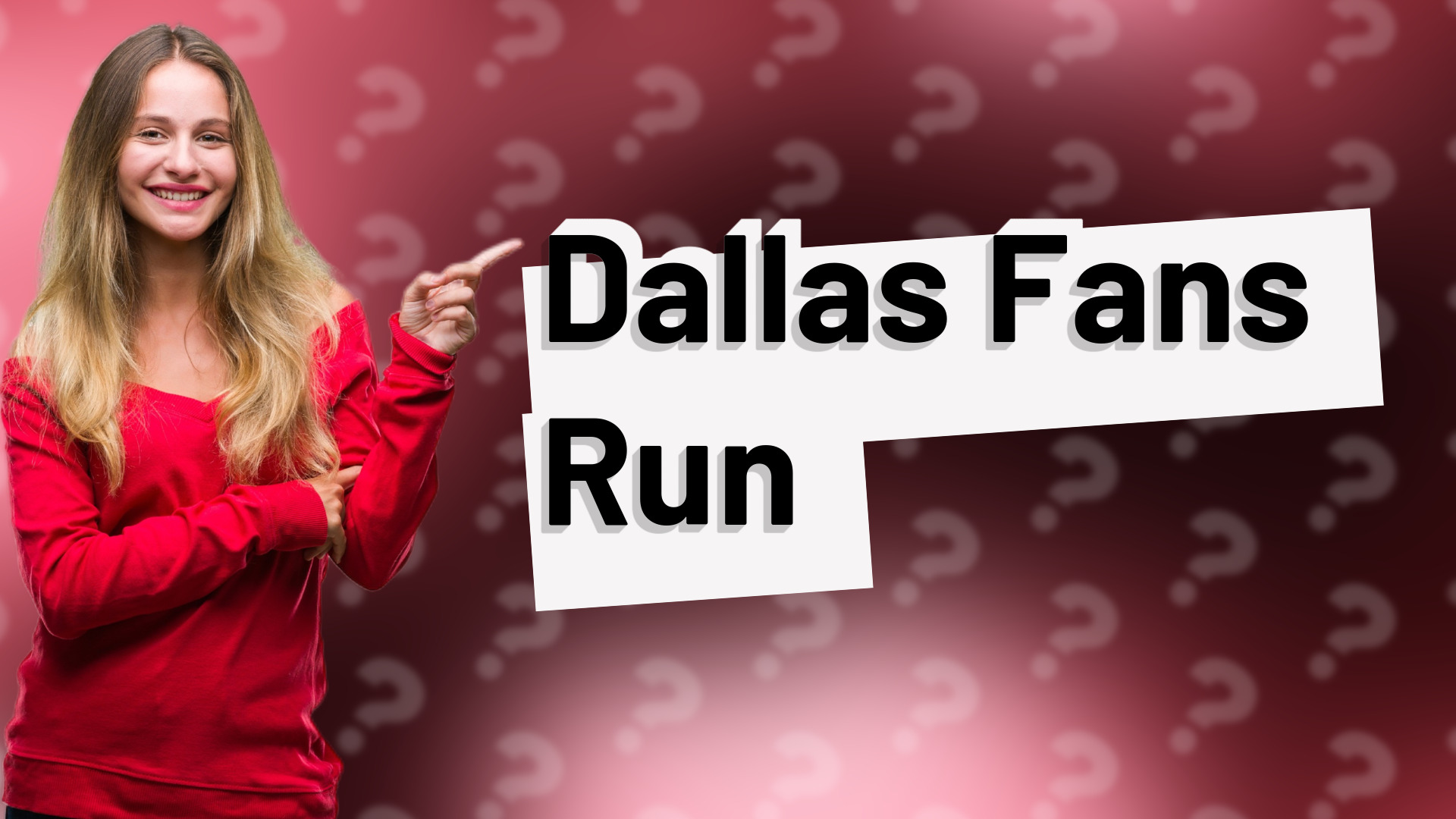 Dallas Fans Run