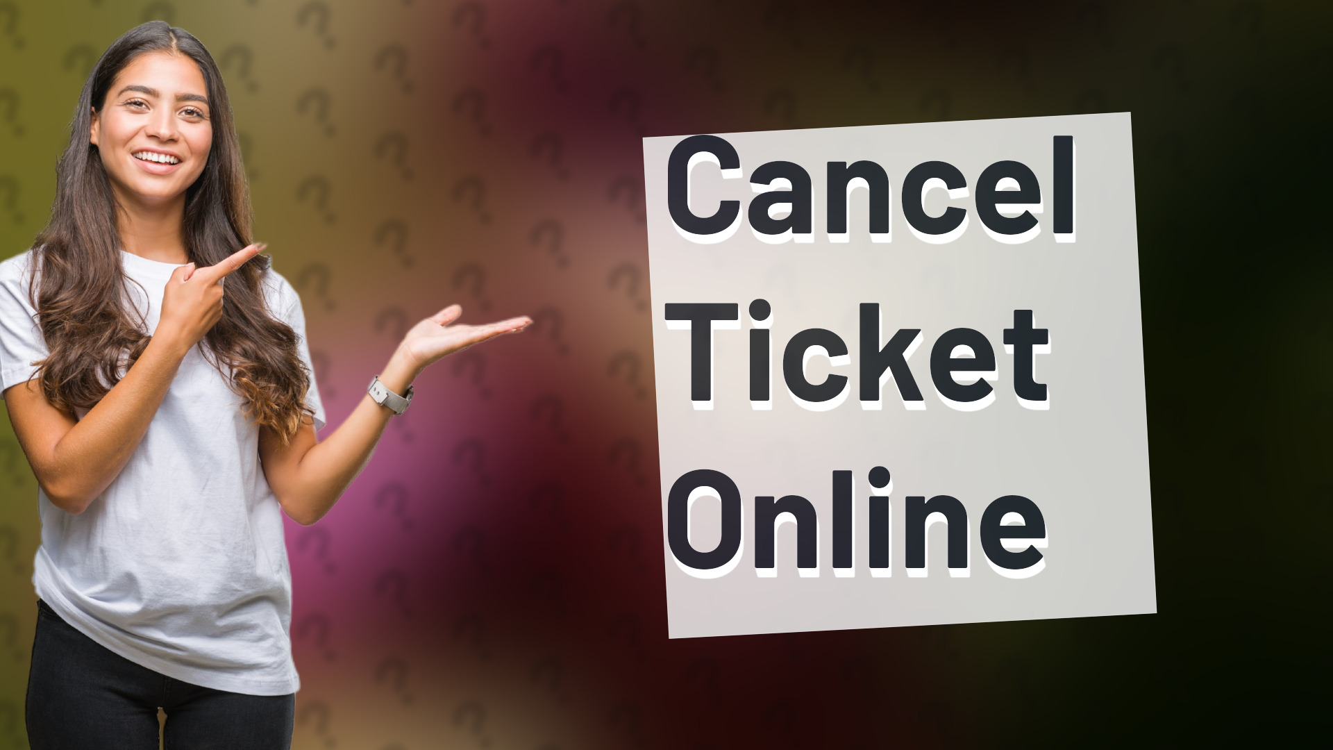 Cancel Ticket Online