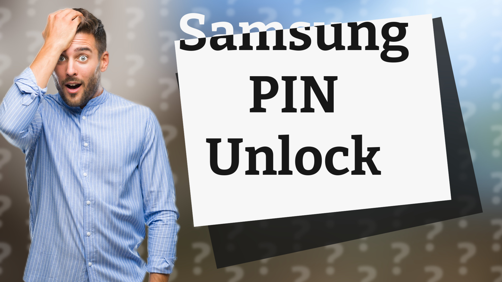 Samsung PIN Unlock