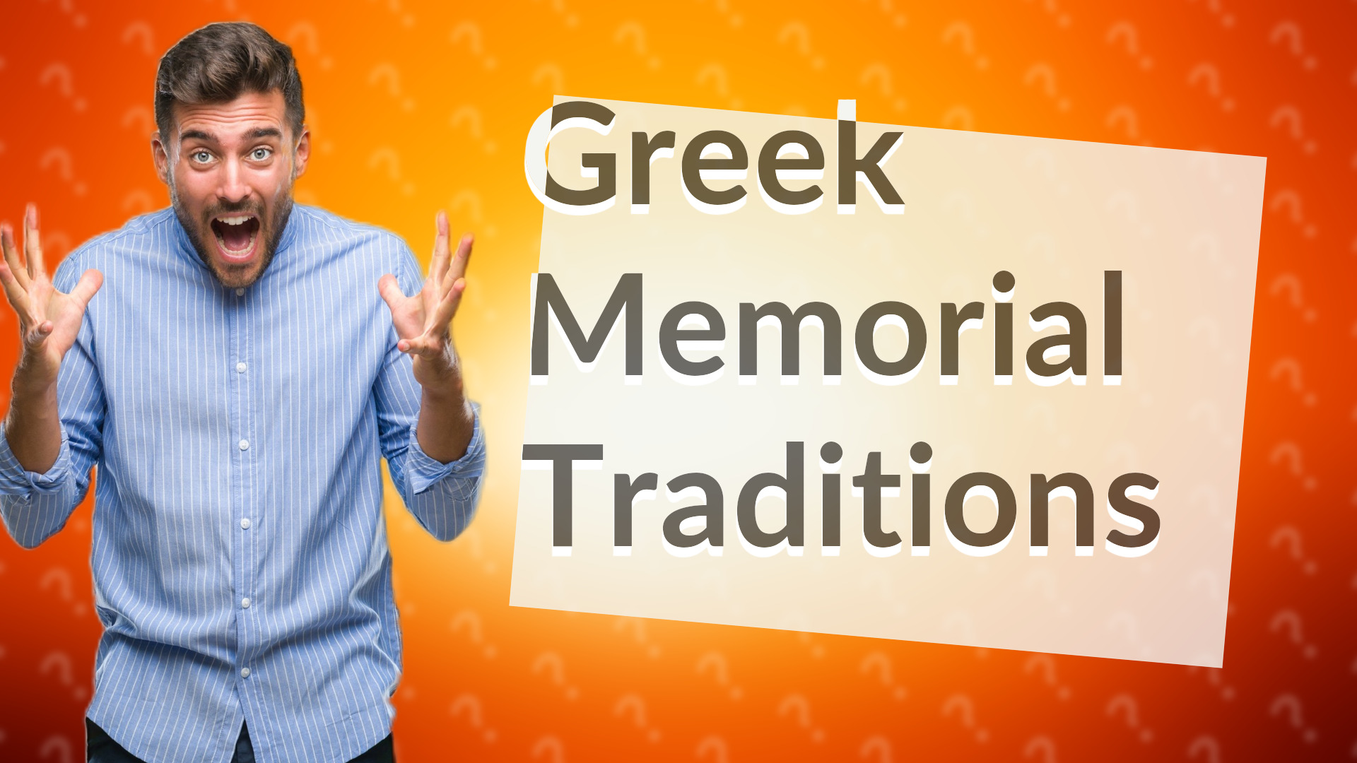 Greek Memorial Traditions