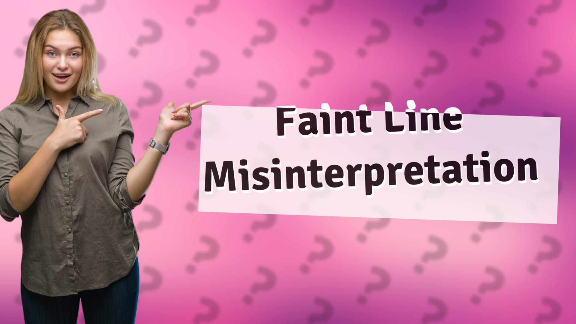 Faint Line Misinterpretation