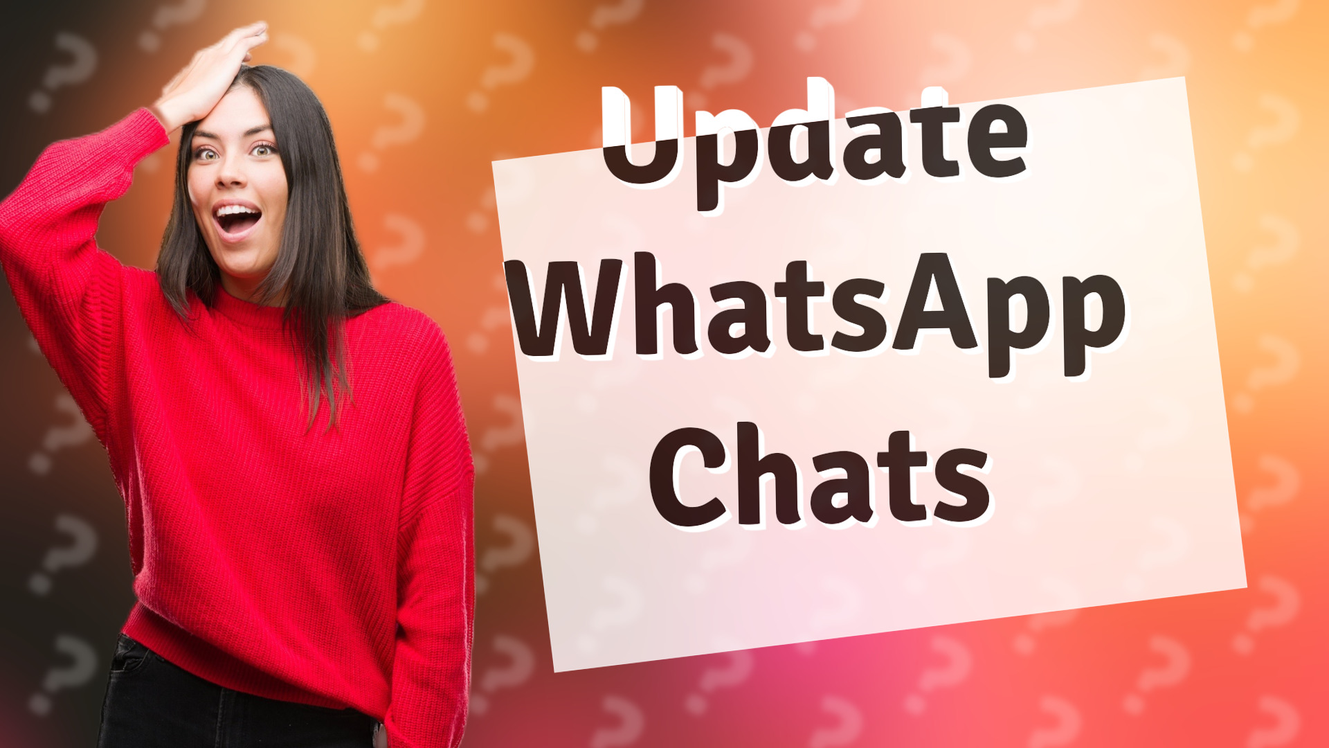 Update WhatsApp Chats