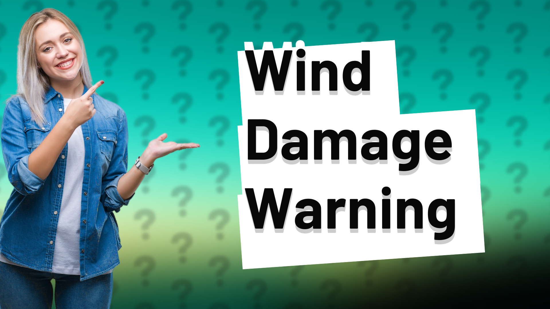 Wind Damage Warning