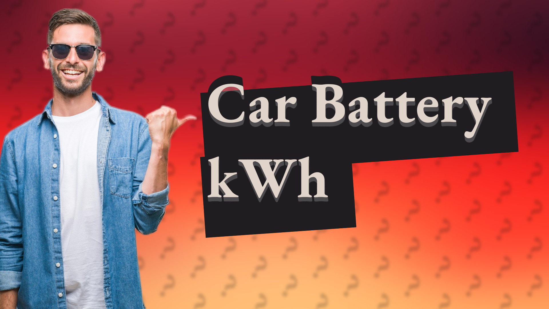 Car Battery kWh