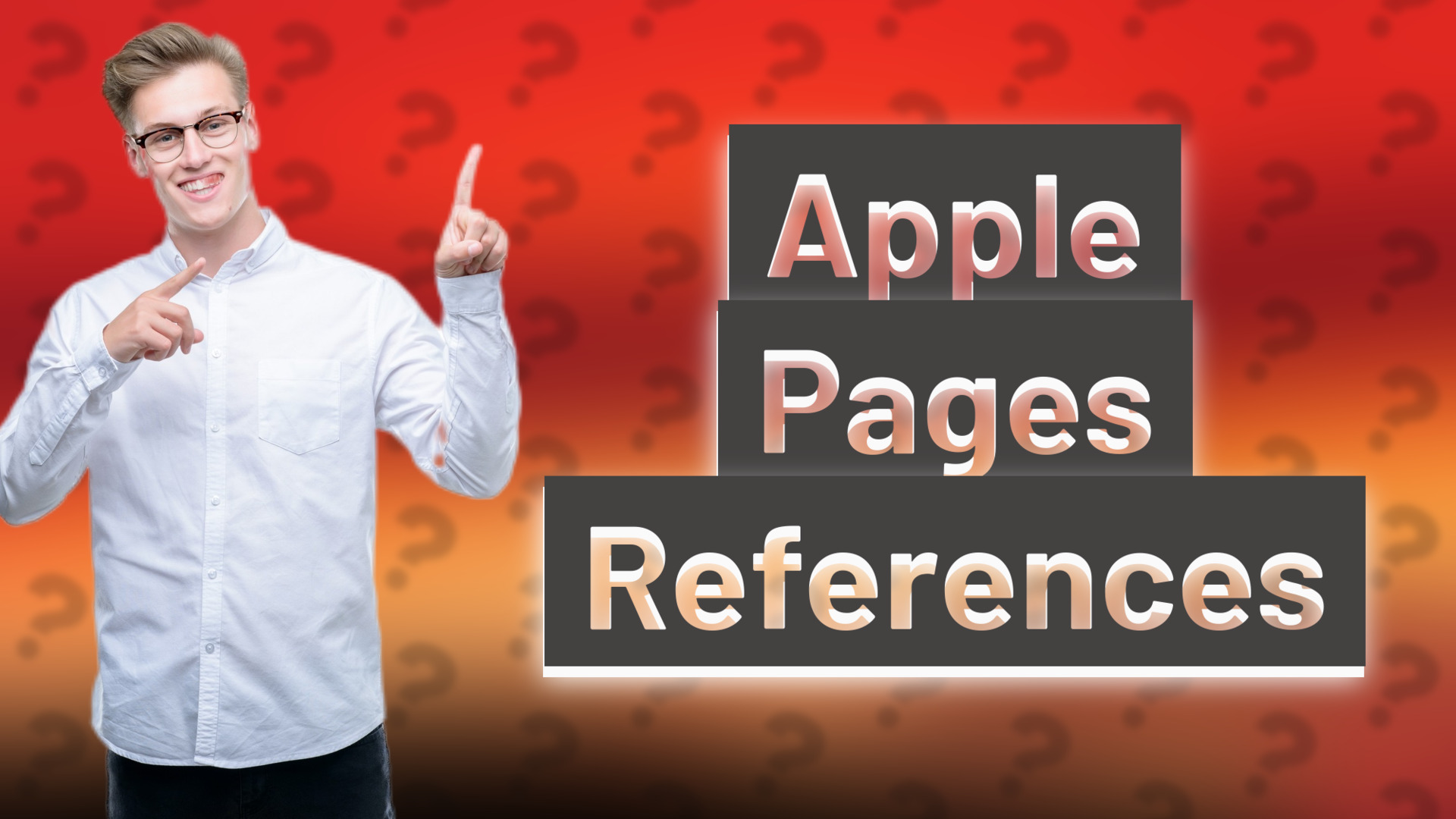 Apple Pages References