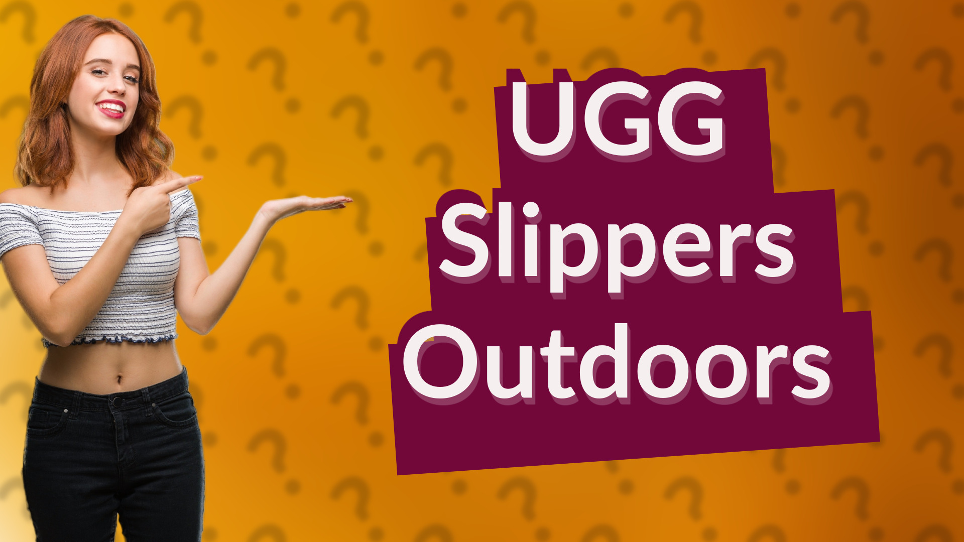 UGG Slippers Outdoors
