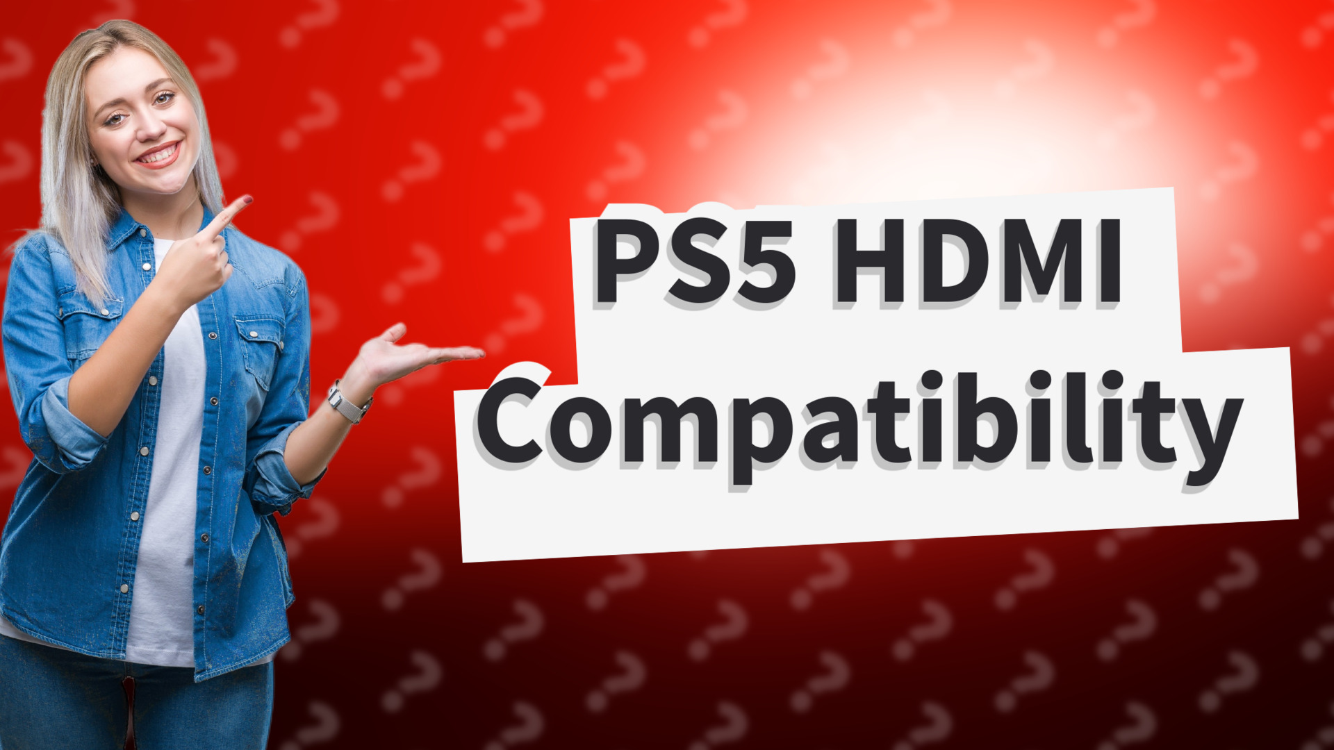 PS5 HDMI Compatibility