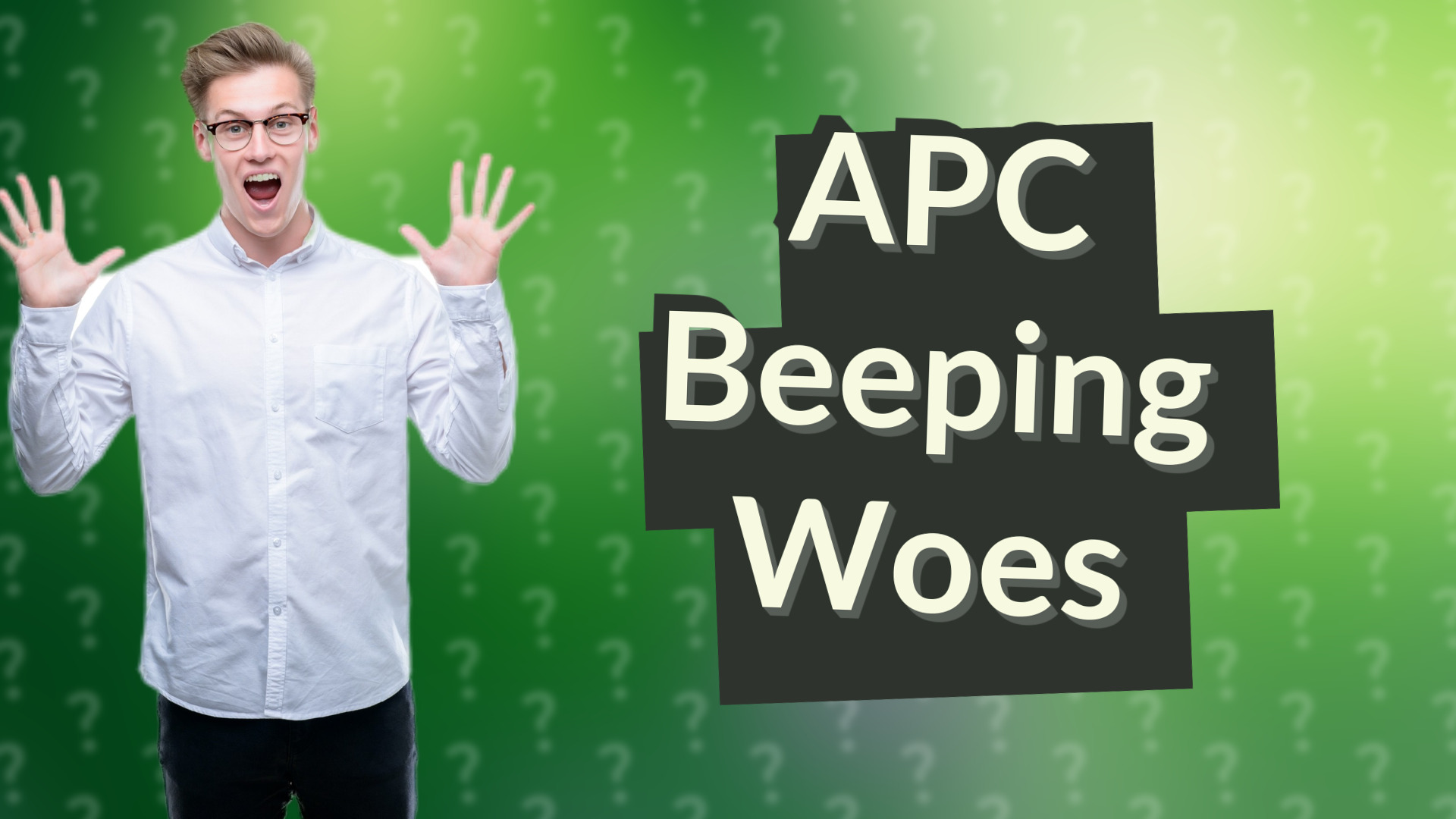 APC Beeping Woes