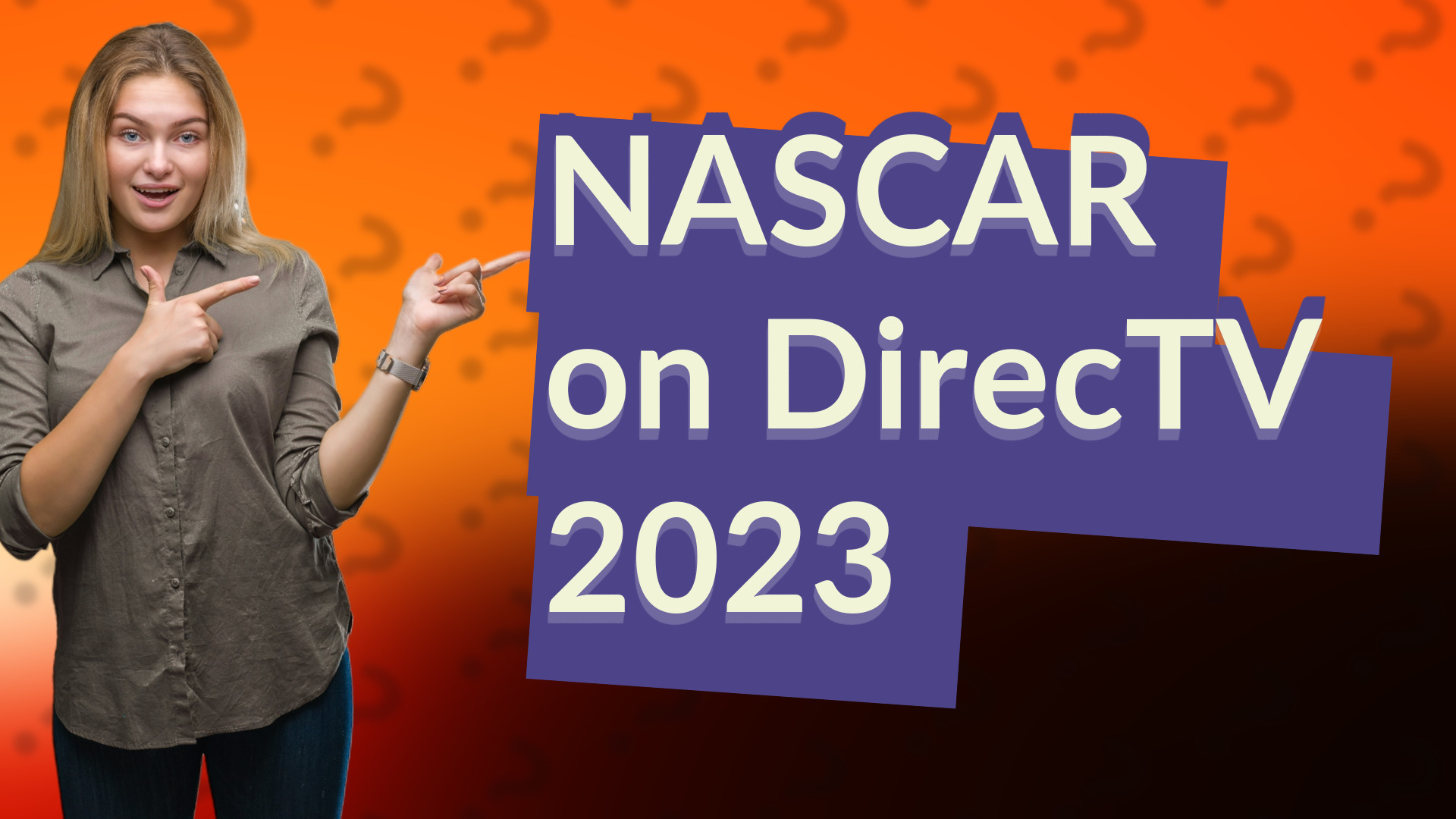 NASCAR on DirecTV 2023