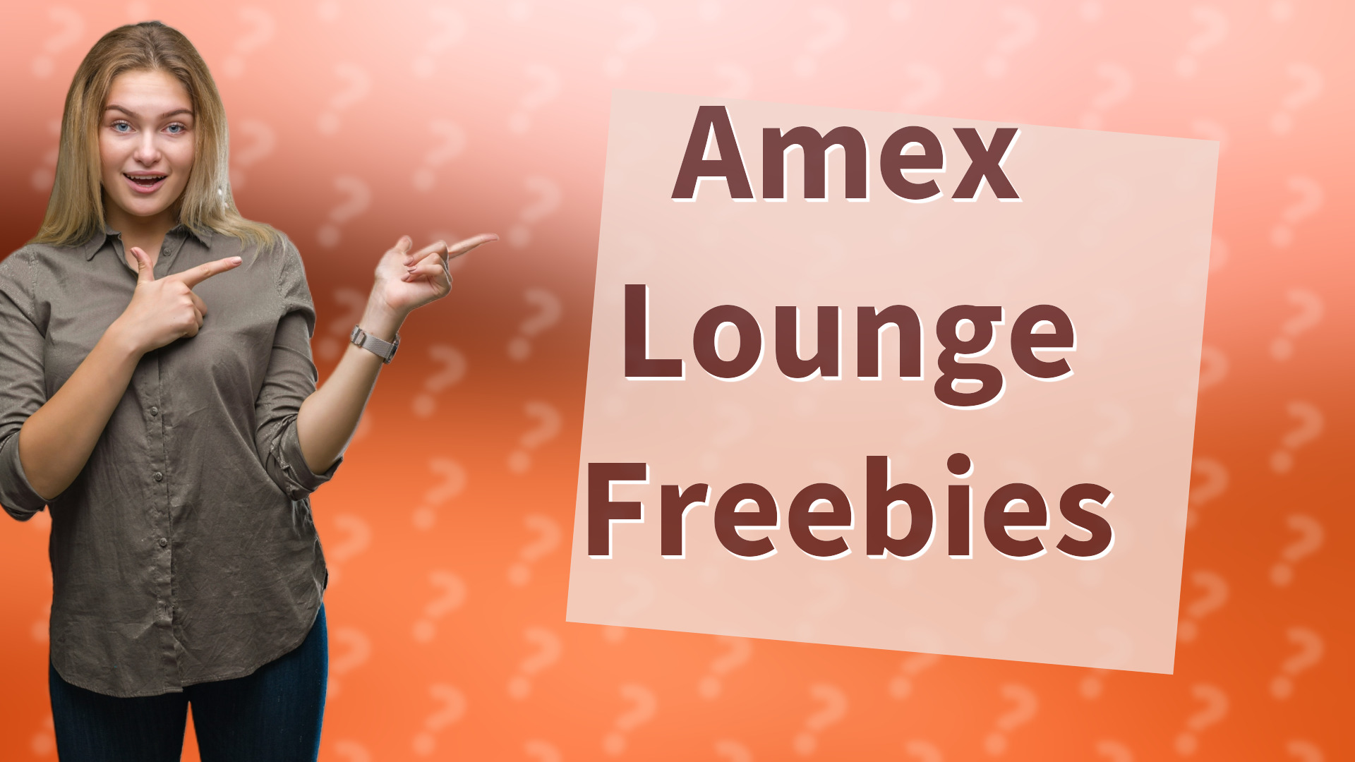 Amex Lounge Freebies