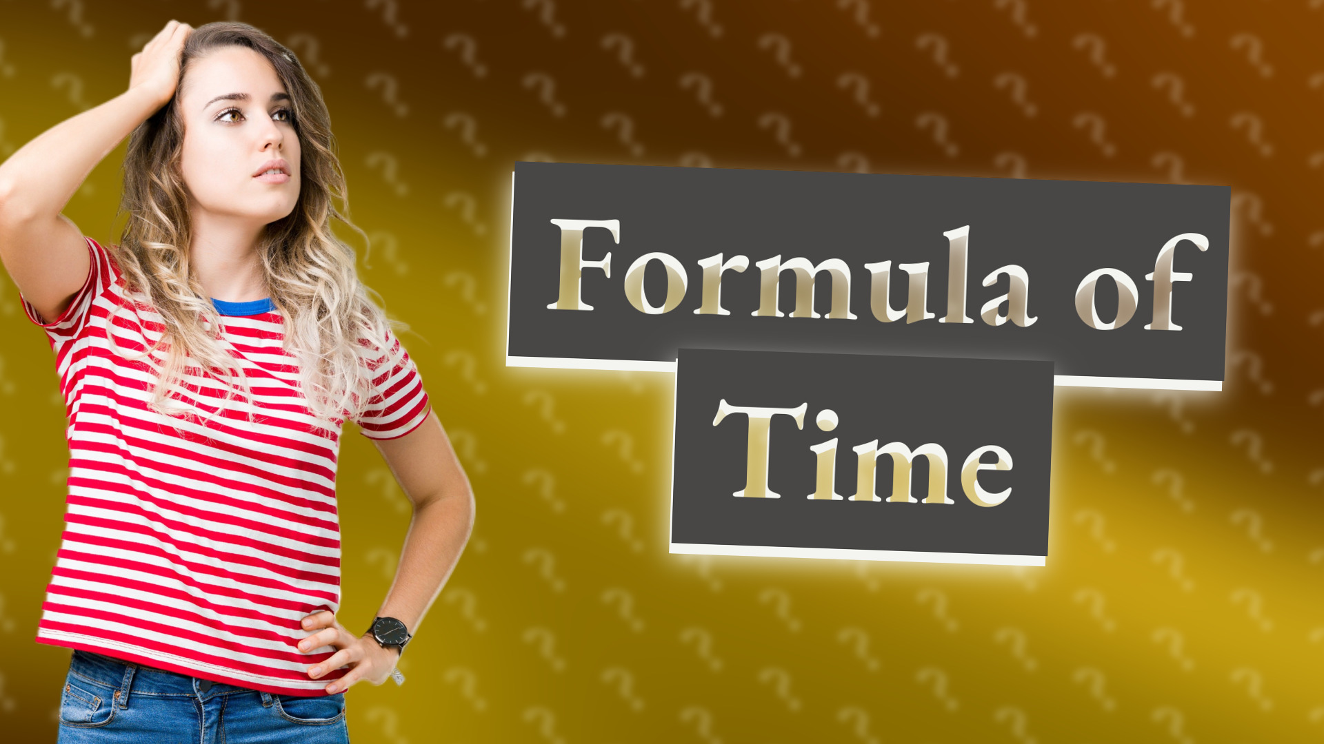 Formula of Time