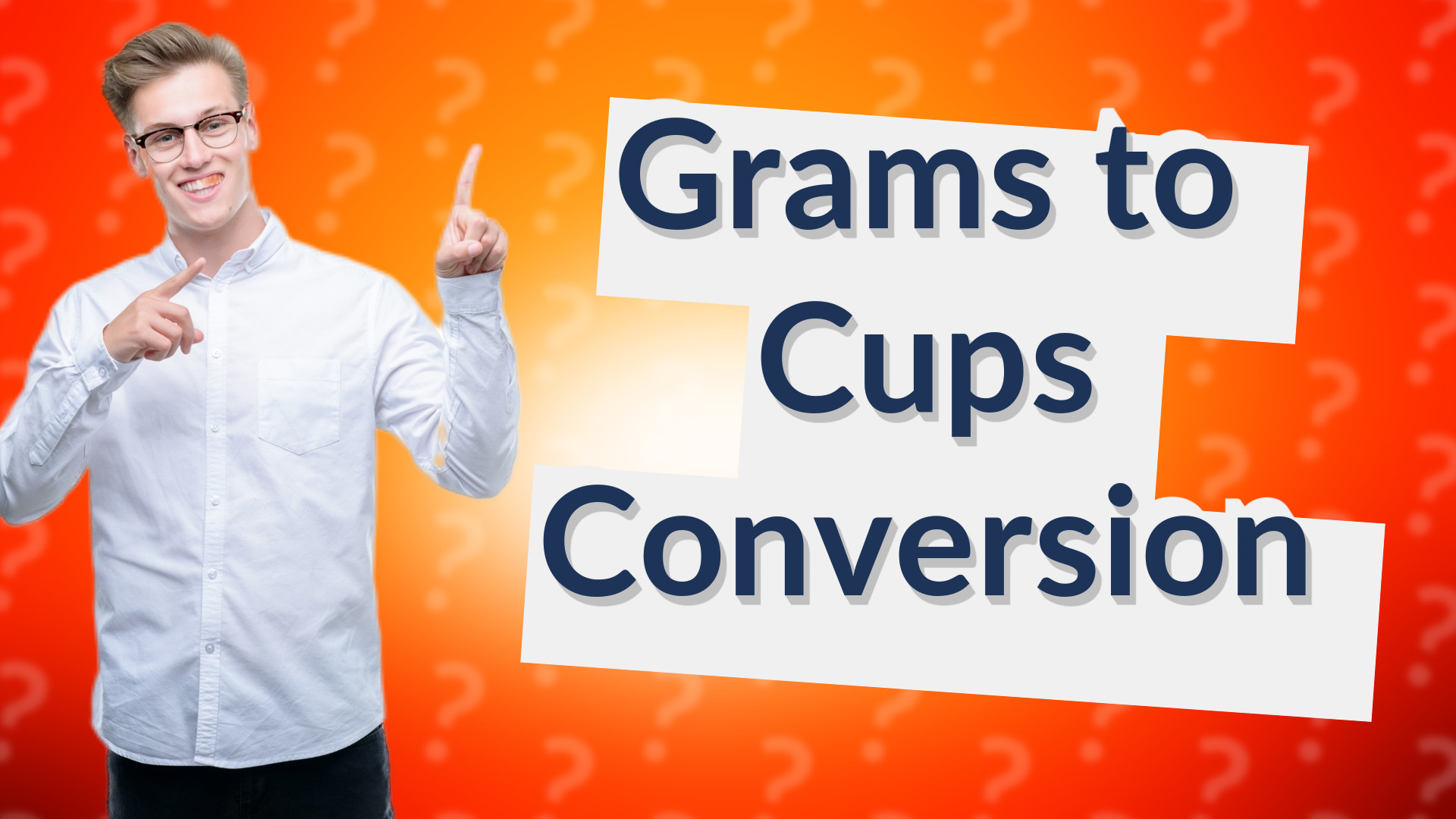 Grams to Cups Conversion