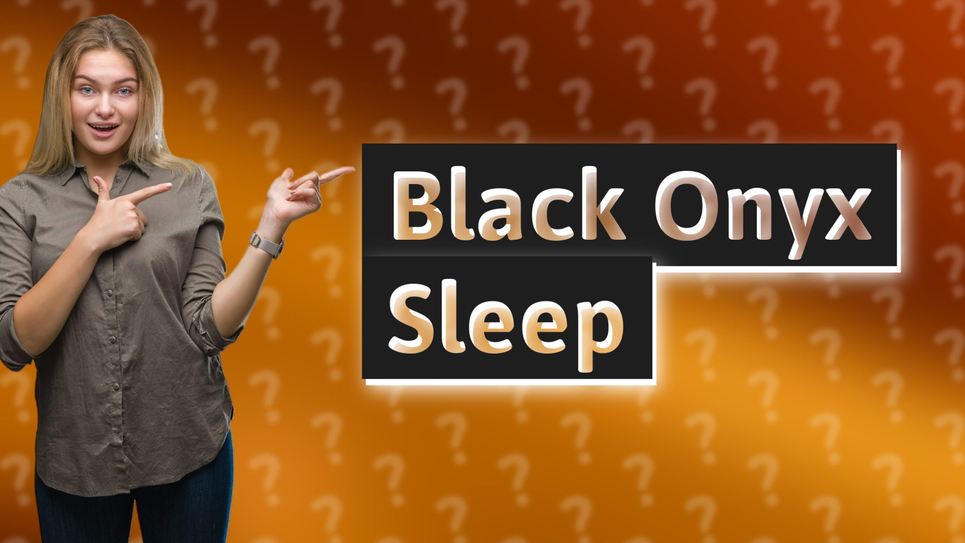 Black Onyx Sleep