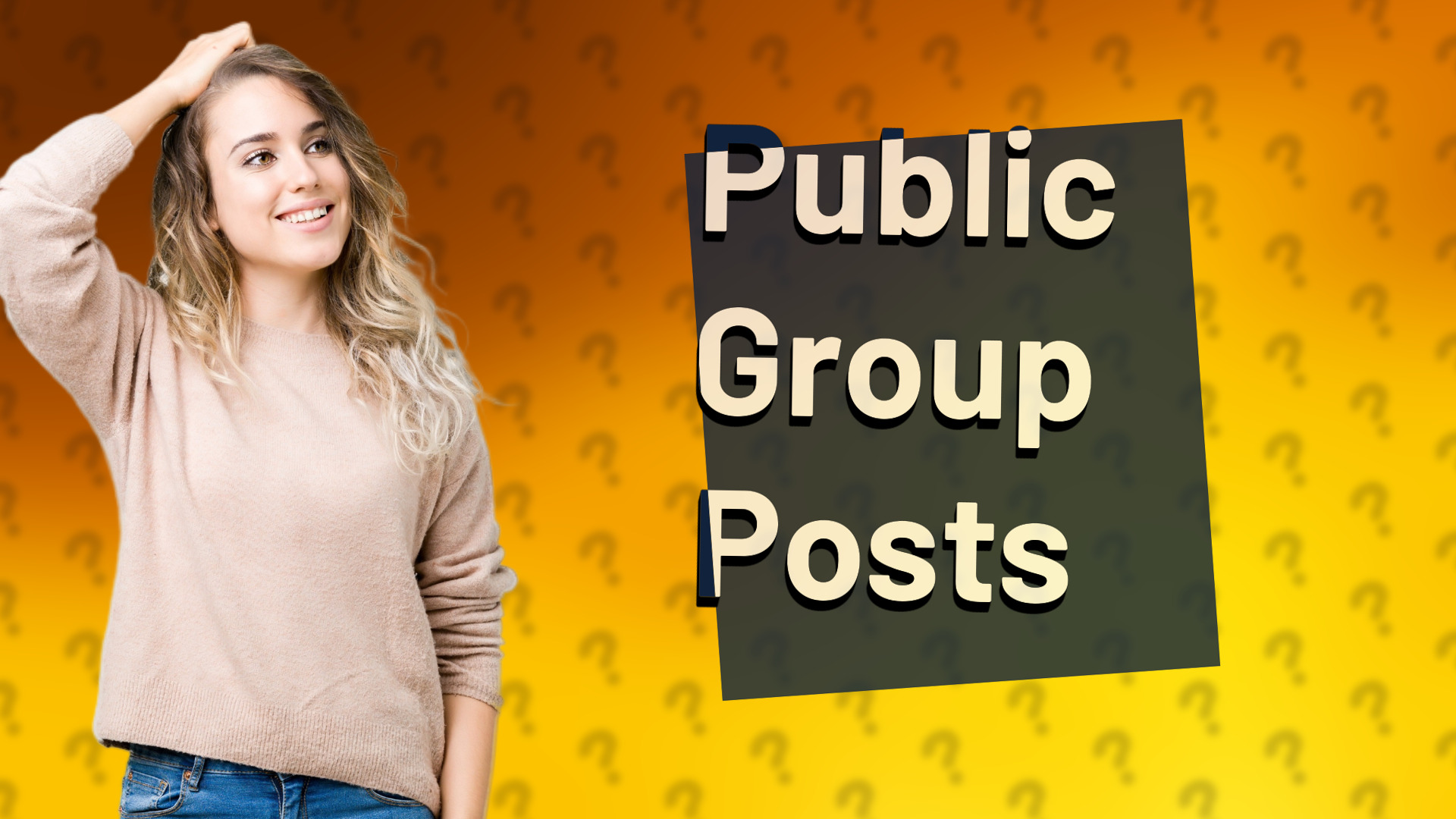 Public Group Posts