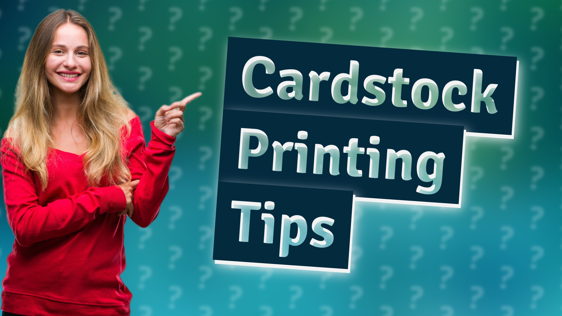 Cardstock Printing Tips