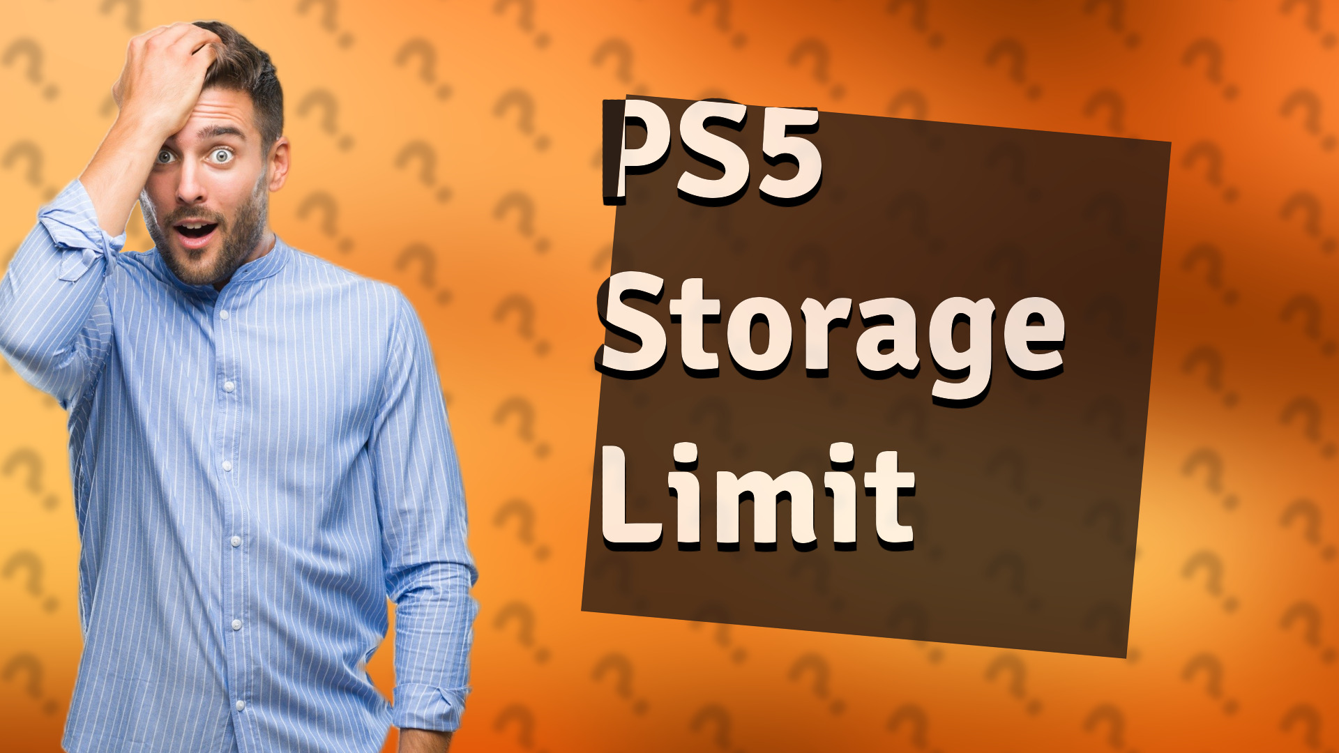 PS5 Storage Limit
