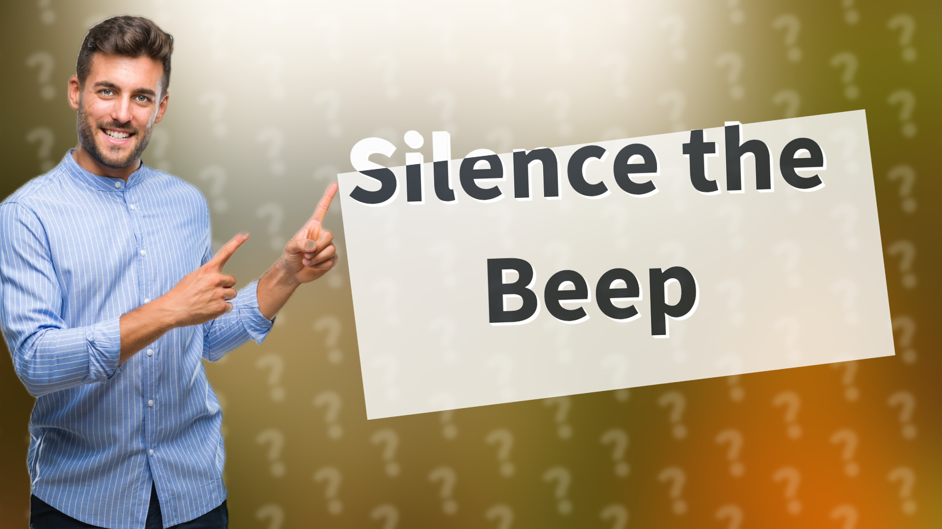 Silence the Beep